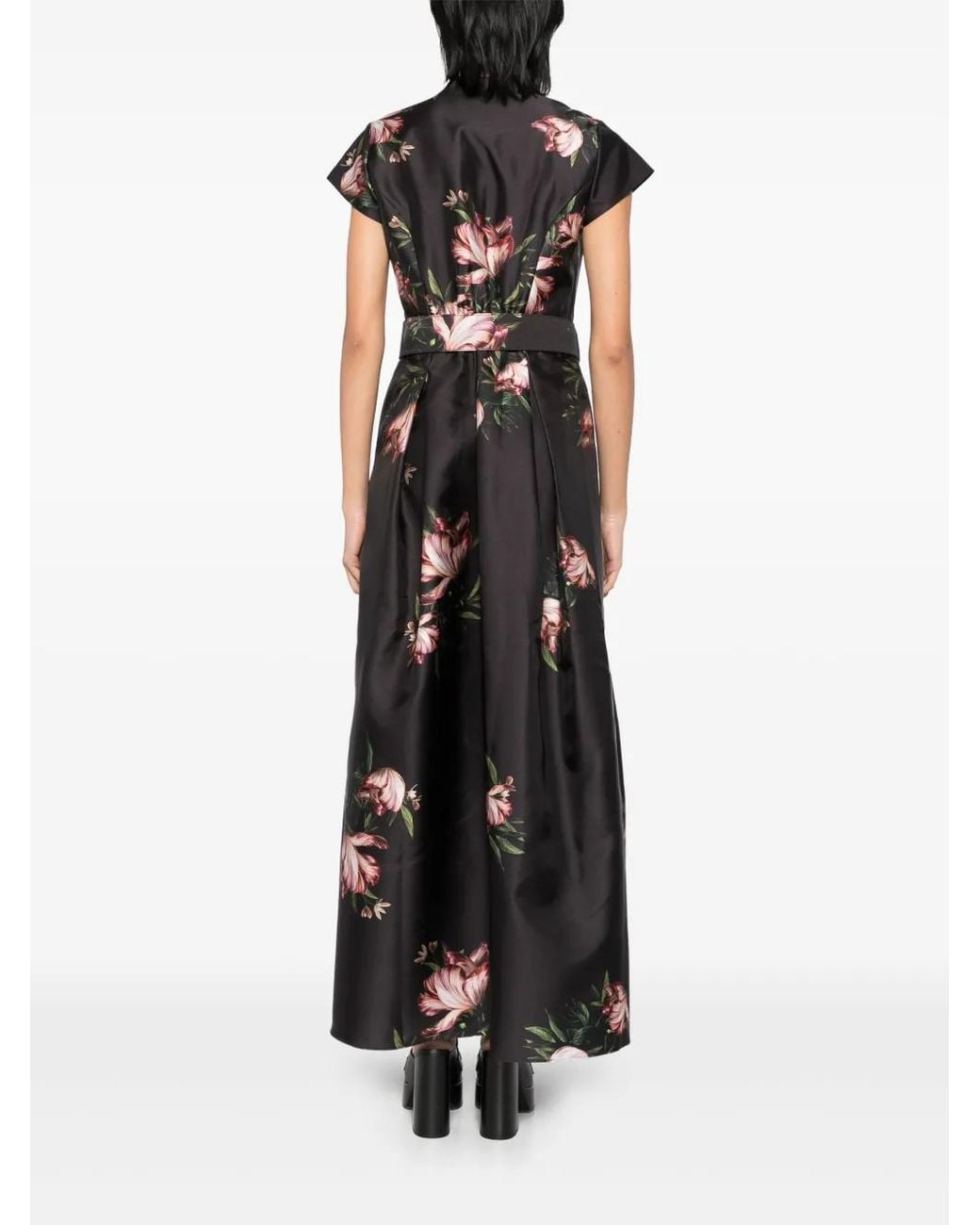 Sachin & Babi Black Marta Gown