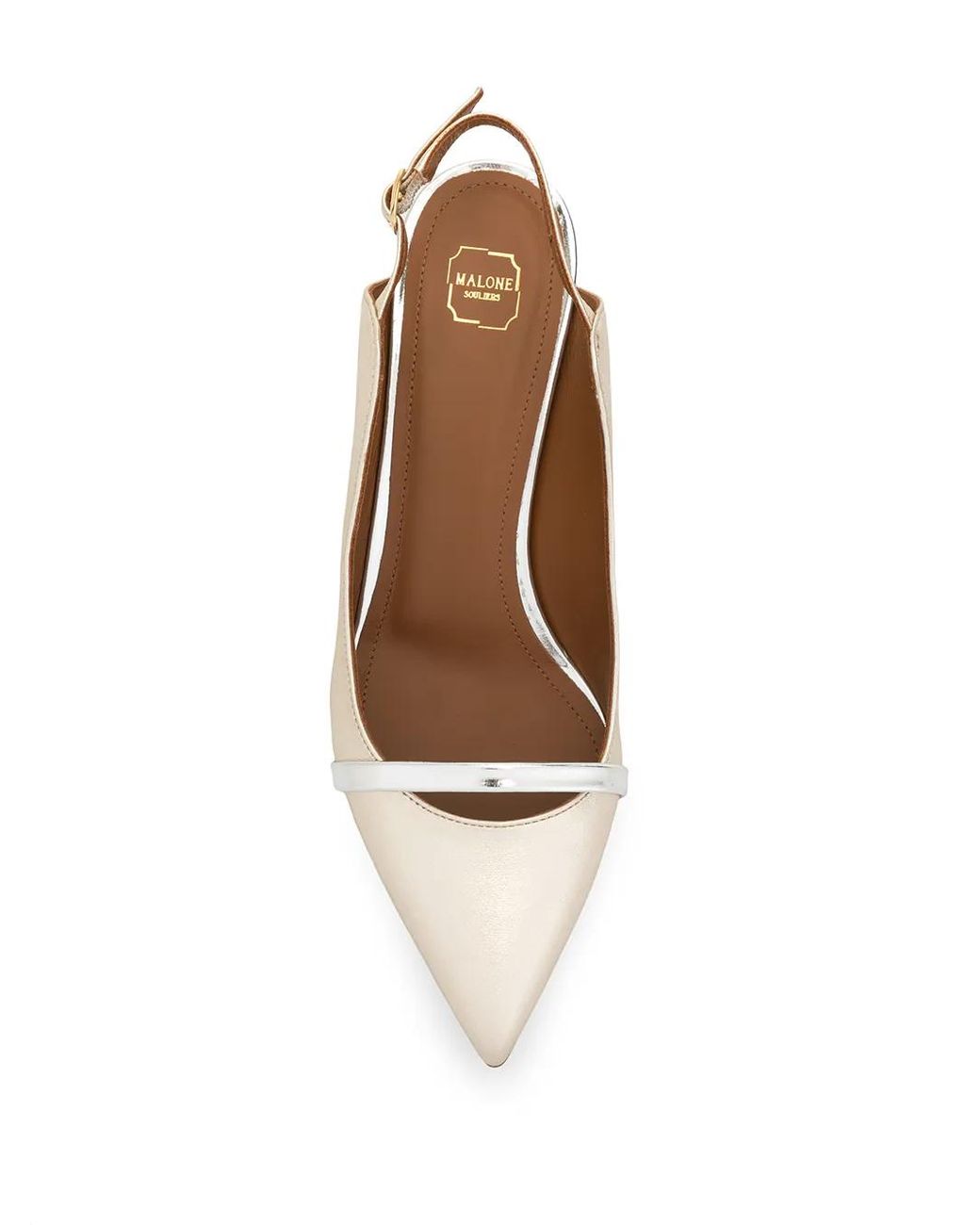 Malone Souliers Natural Marion 60Mm Pointed Pumps