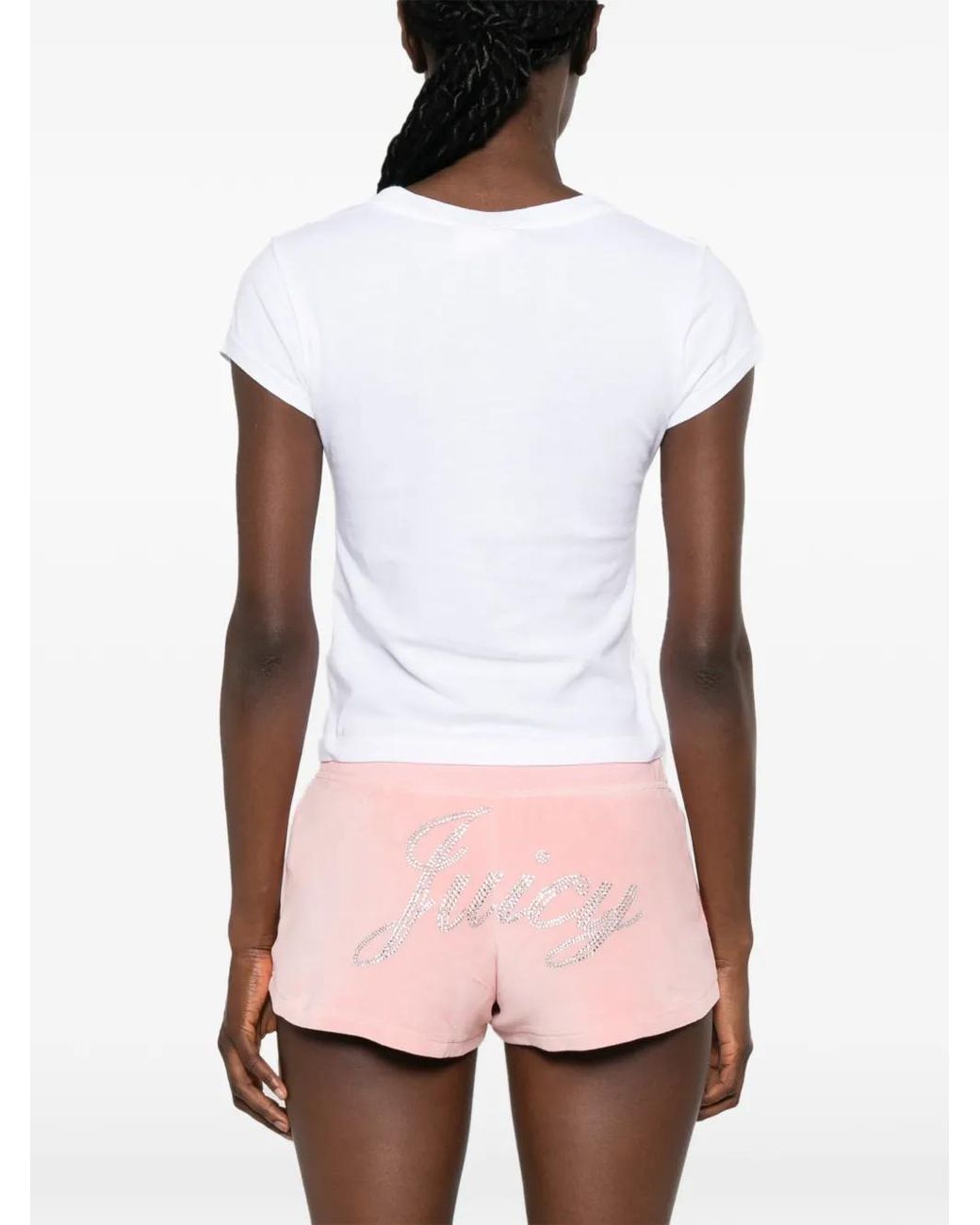 Sporty & Rich White Logo-Print T-Shirt