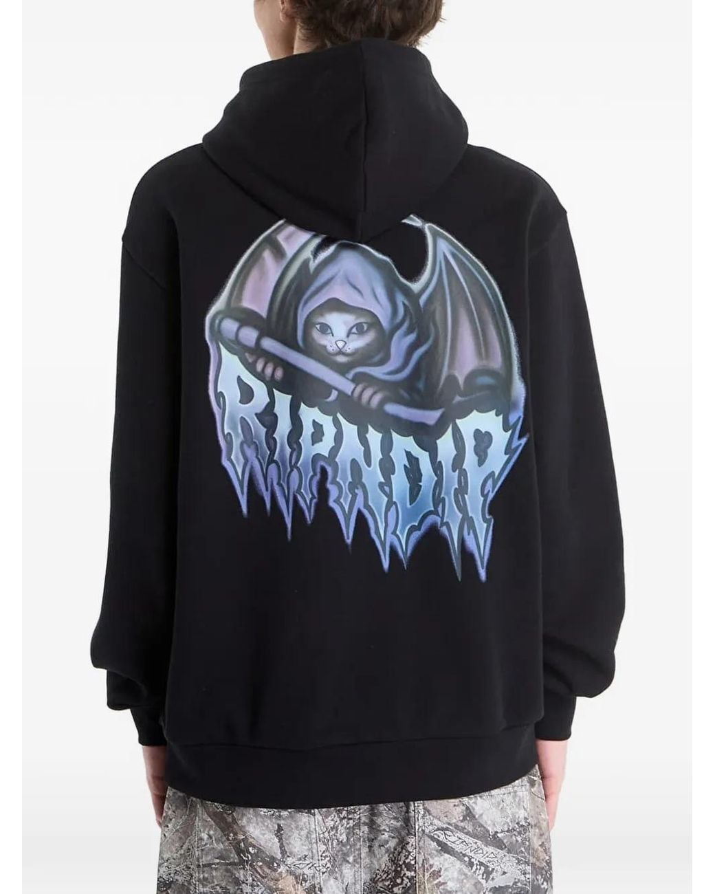 RIPNDIP Black Out Of Time Hoodie for men