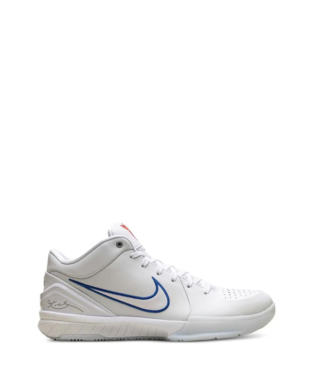 Nike White Zoom Kobe 4 Protro Sneakers for men