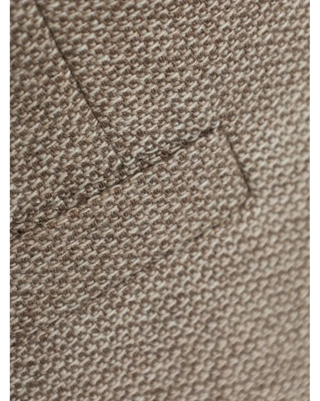Max Mara Natural Veste Boutonnée À Col Rond