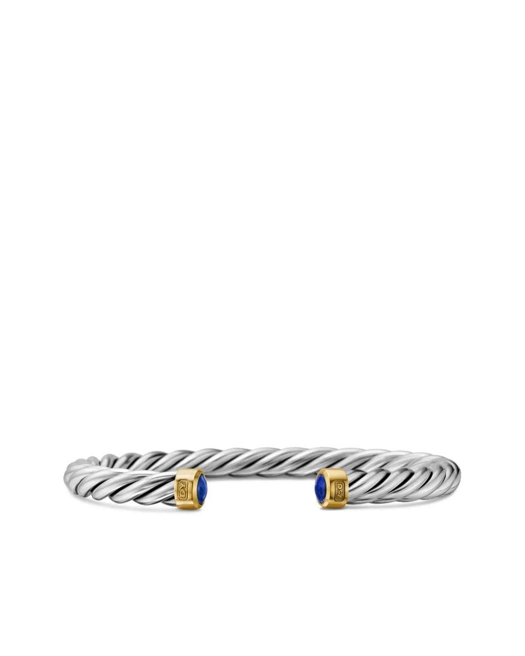 David Yurman White Cable Cuff Bracelet for men