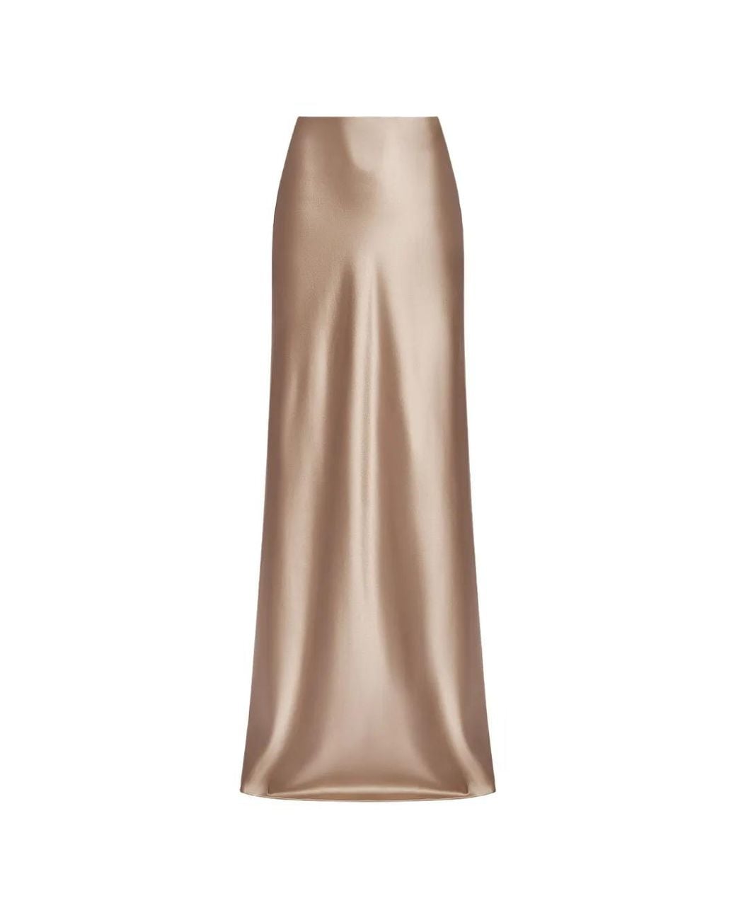 ALEXIA & ANTONIA Natural Bias-Cut Maxi Skirt