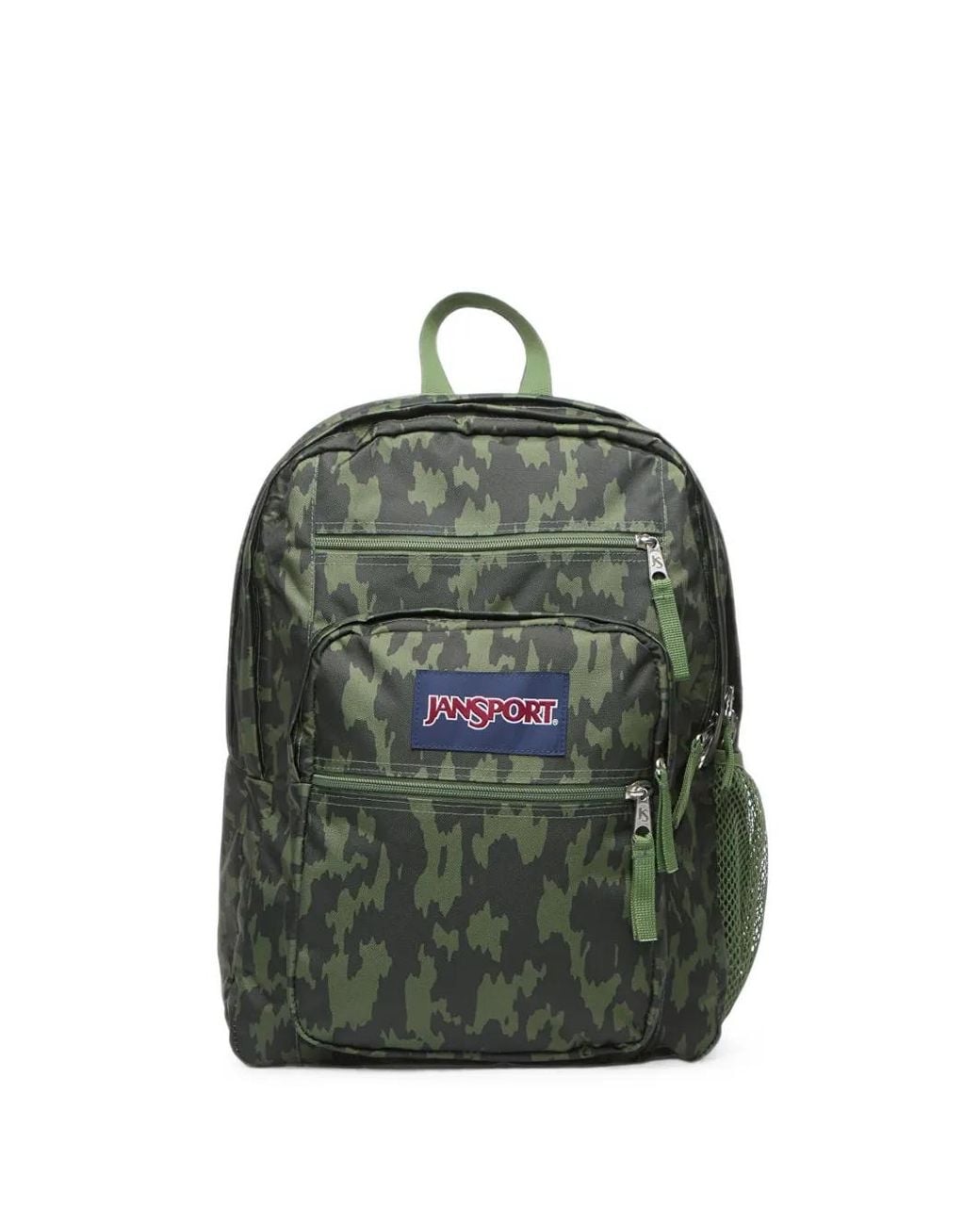 Jansport Green Big Student Camouflage-Print Backpack