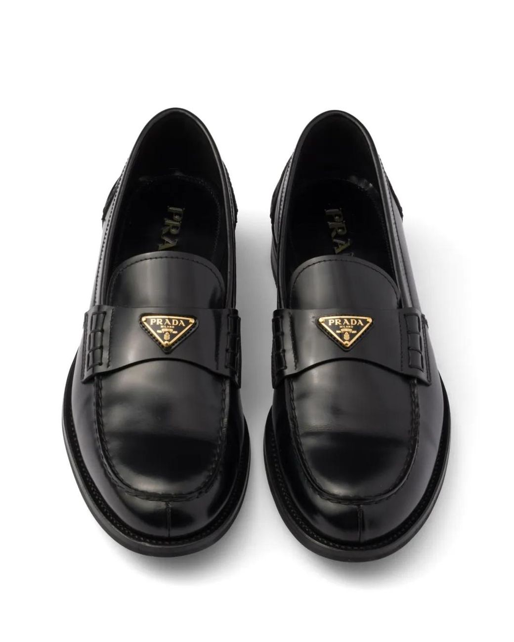 Prada Black Moccasins Shoes for men