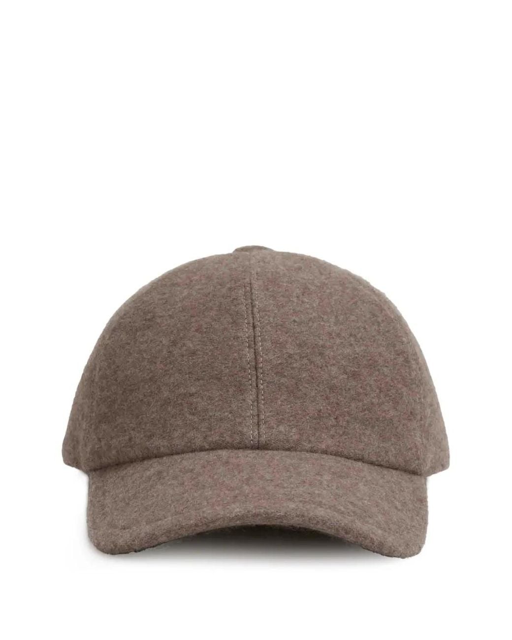 Fedeli Brown Brushed-Effect Cashmere Cap for men