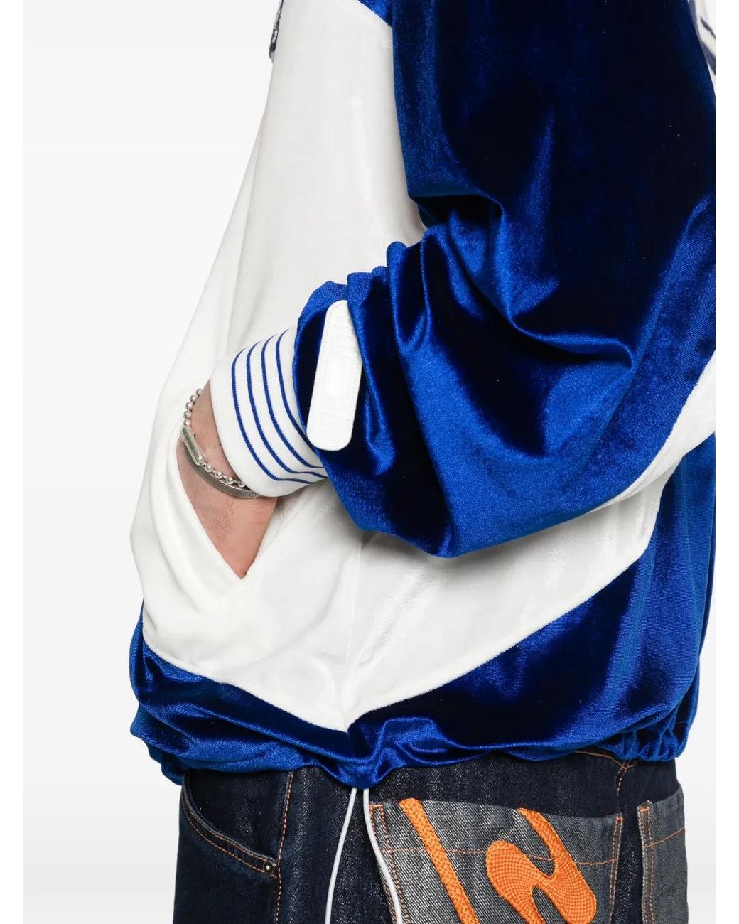 PDF Blue Zipped Jacket for men