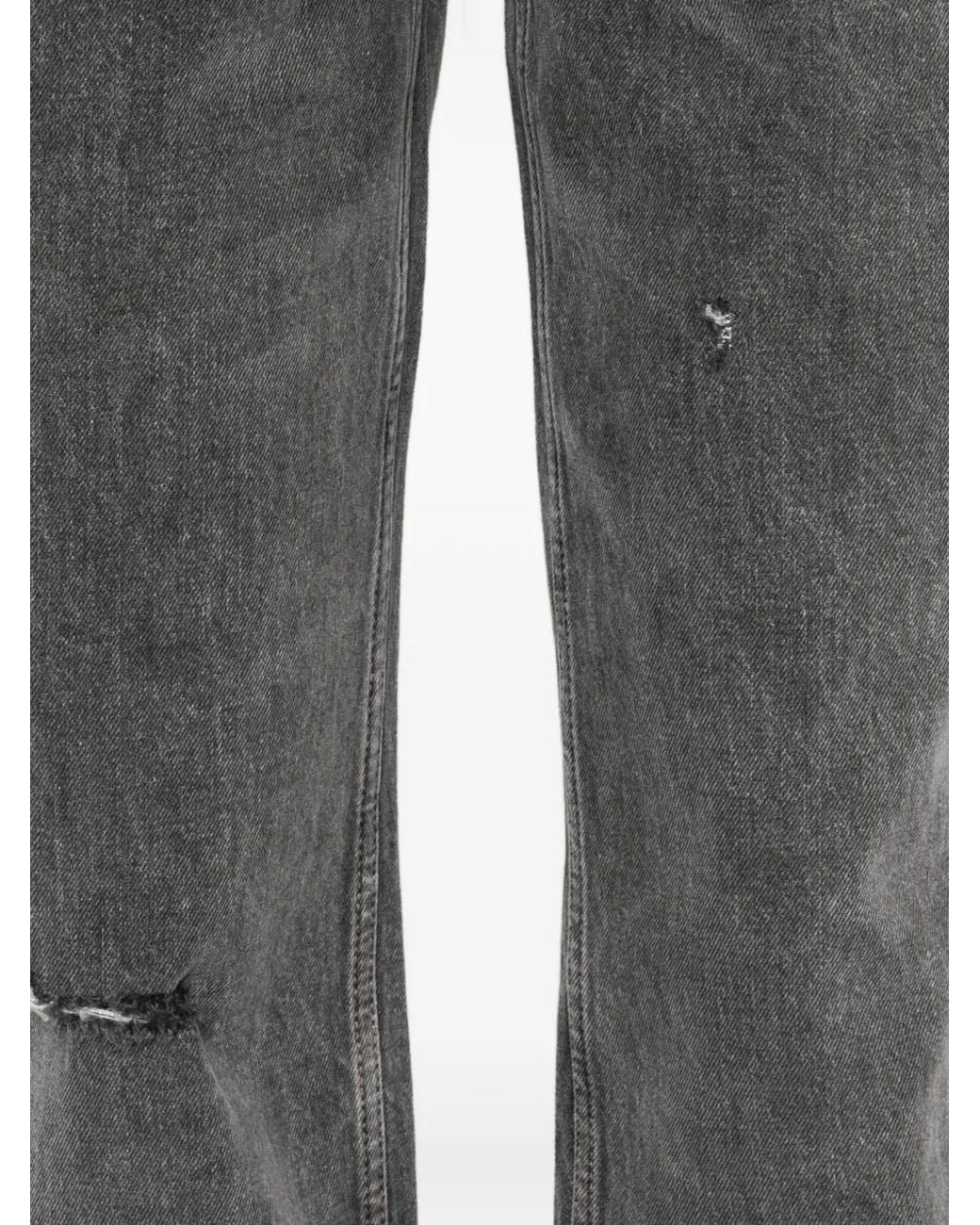 Marc O' Polo Gray Distressed Straight Jeans