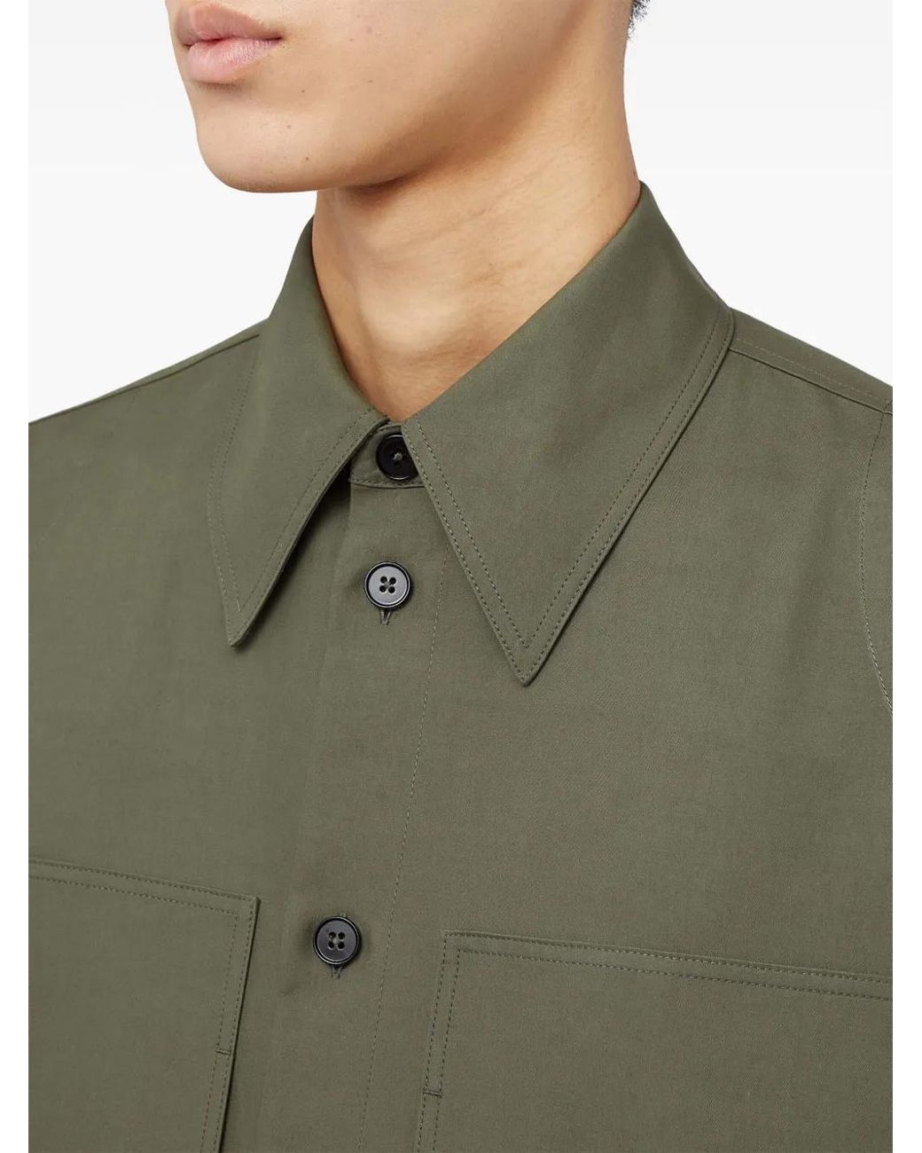Jil Sander Green Casual Shirts for men