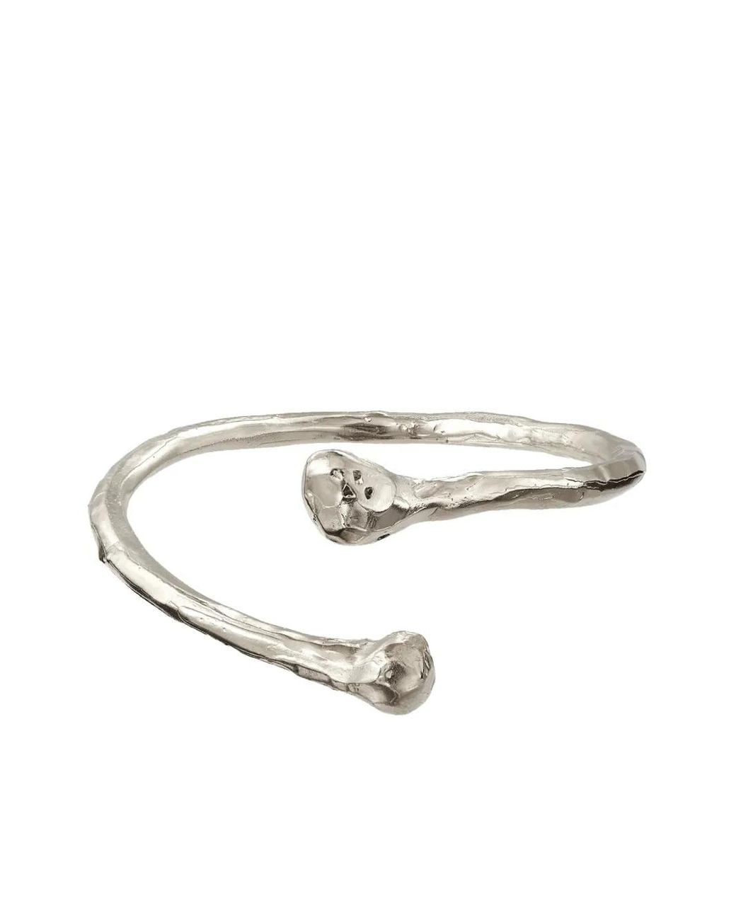 Alighieri White Brushed-Finish Bracelet
