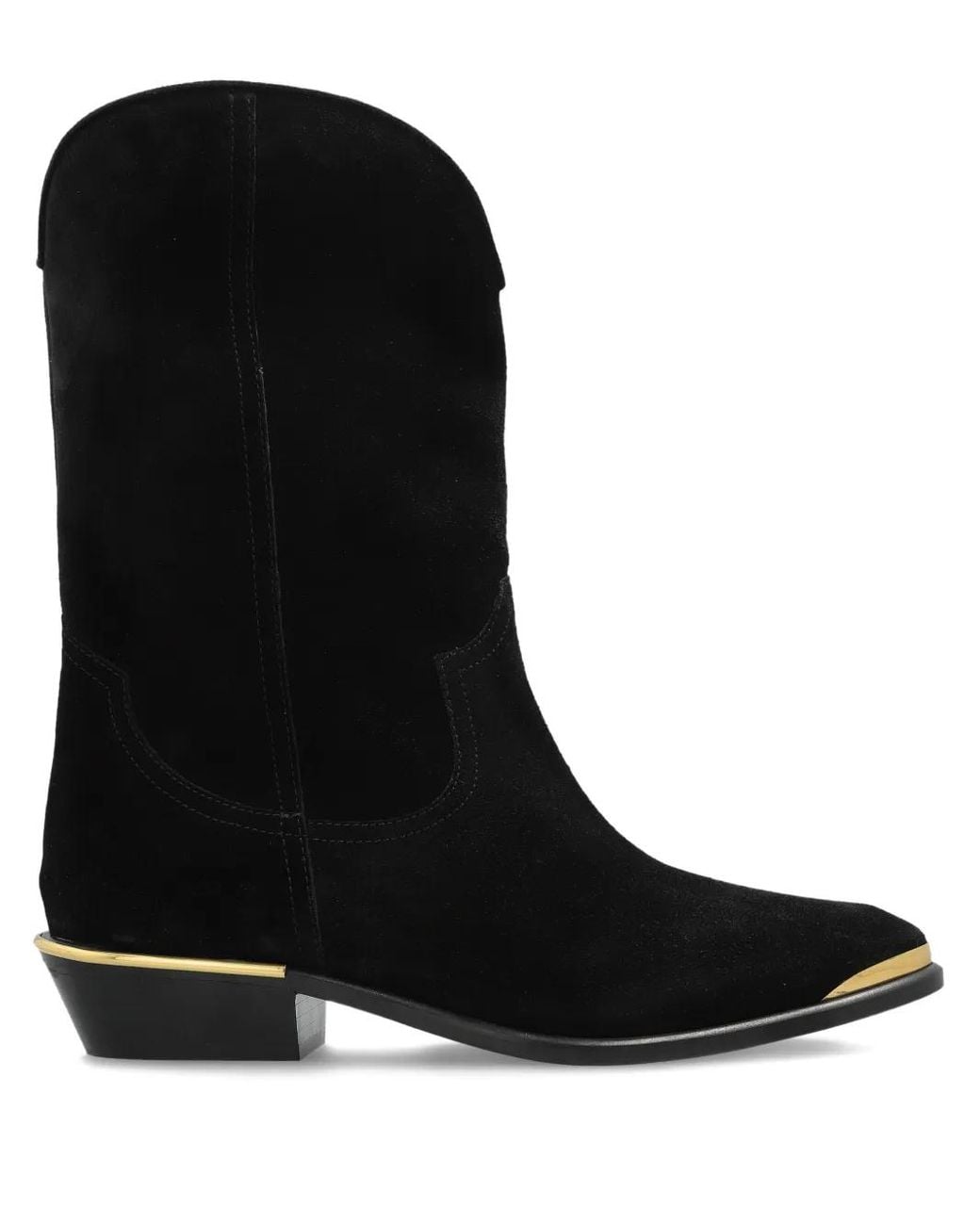 Isabel Marant Black Suede Ankle Boots 'Elbana'