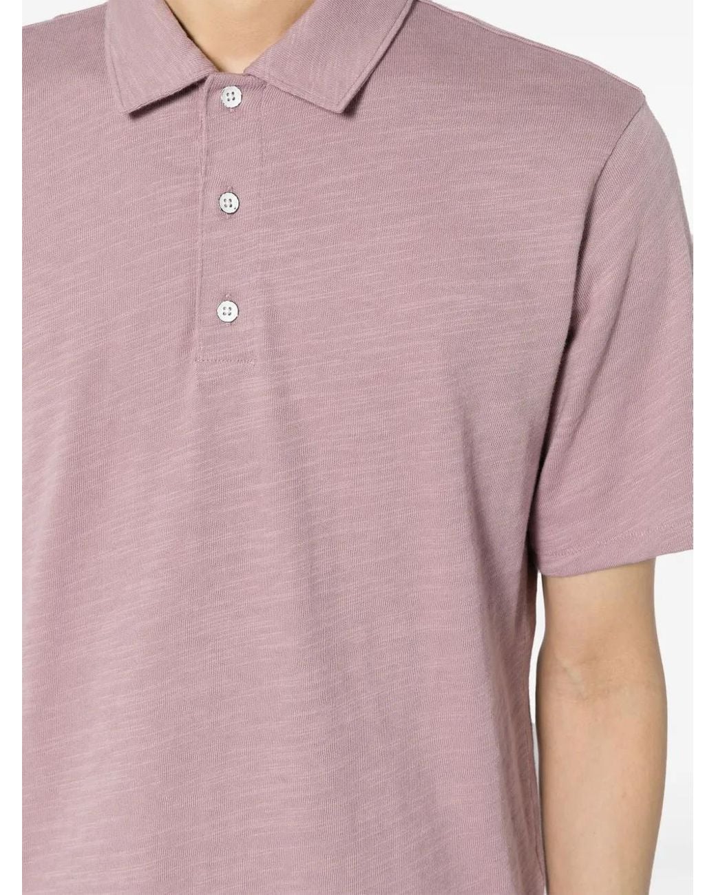 Rag & Bone Pink Classic Flame Cotton Polo Shirt for men