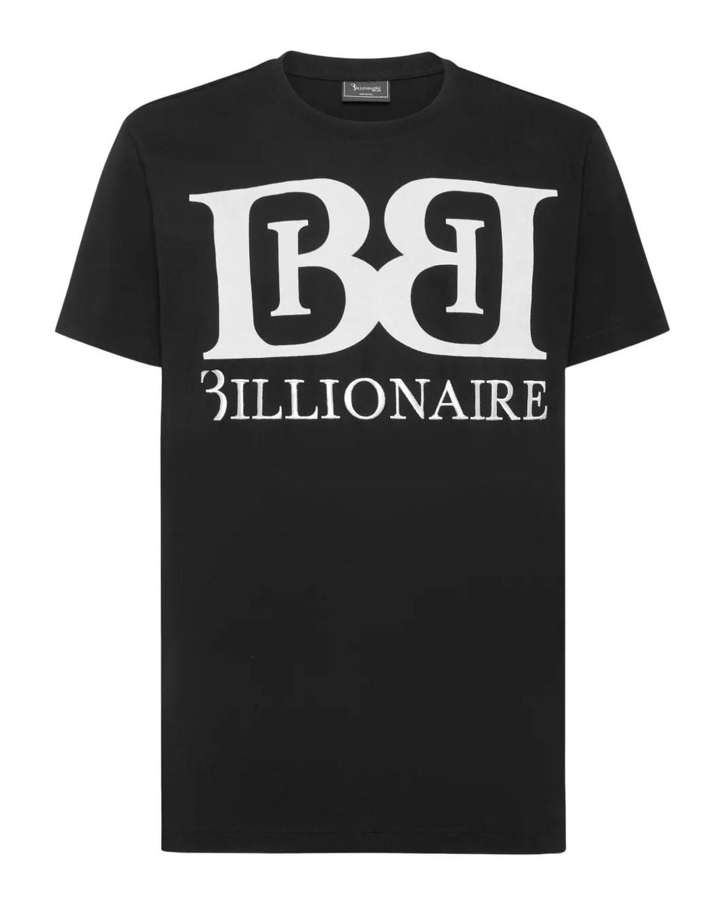 Billionaire Black Logo-Print T-Shirt for men