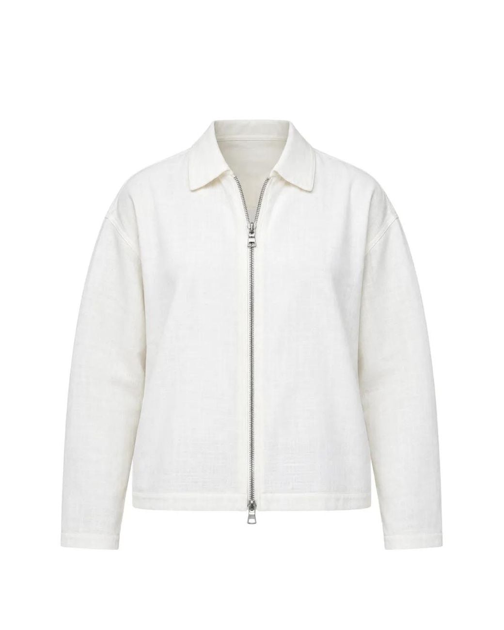 MKI Miyuki-Zoku White Rider Loose-Weave Jacket for men