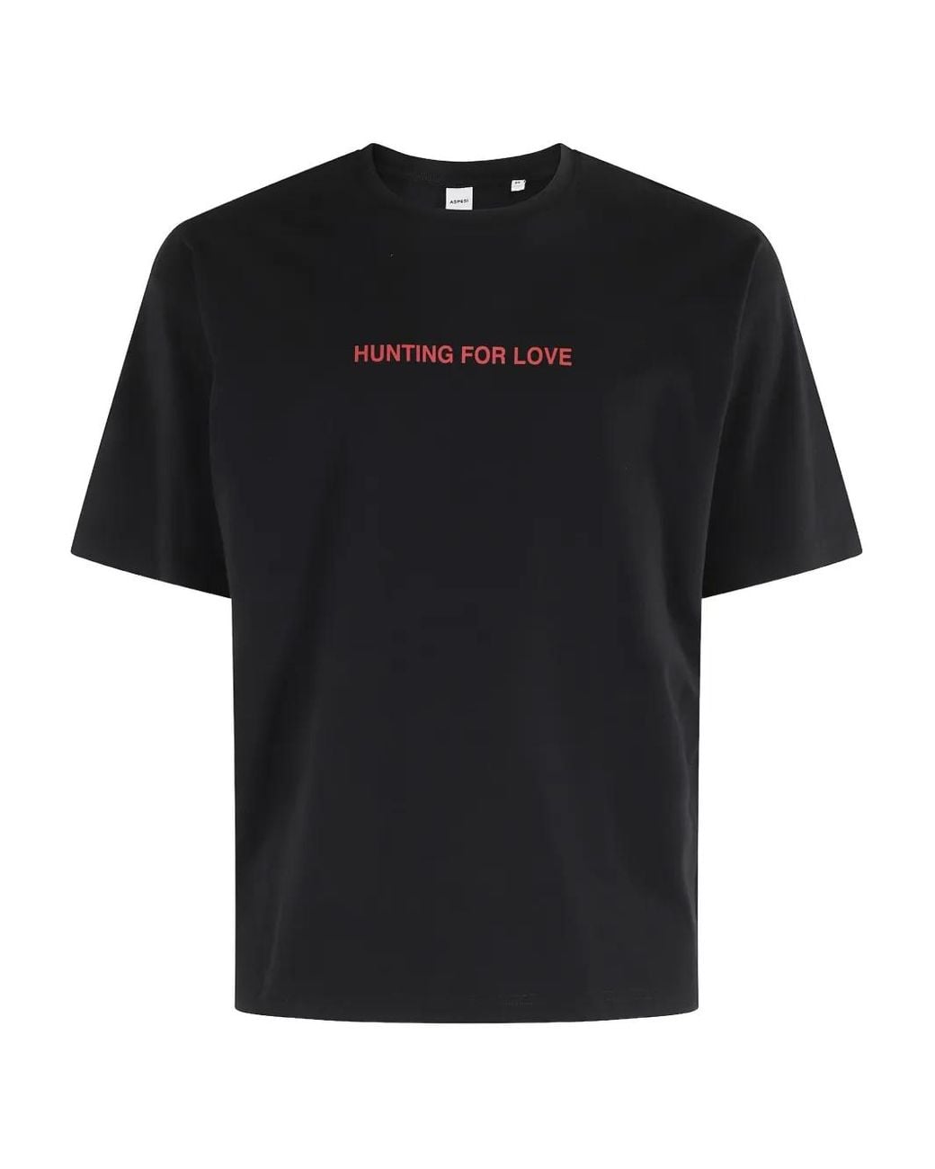 Aspesi Black Embroidered-Detail T-Shirt for men