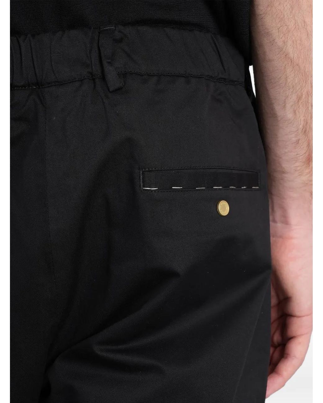 Grayed Black Pantalon Fuselé Diky for men