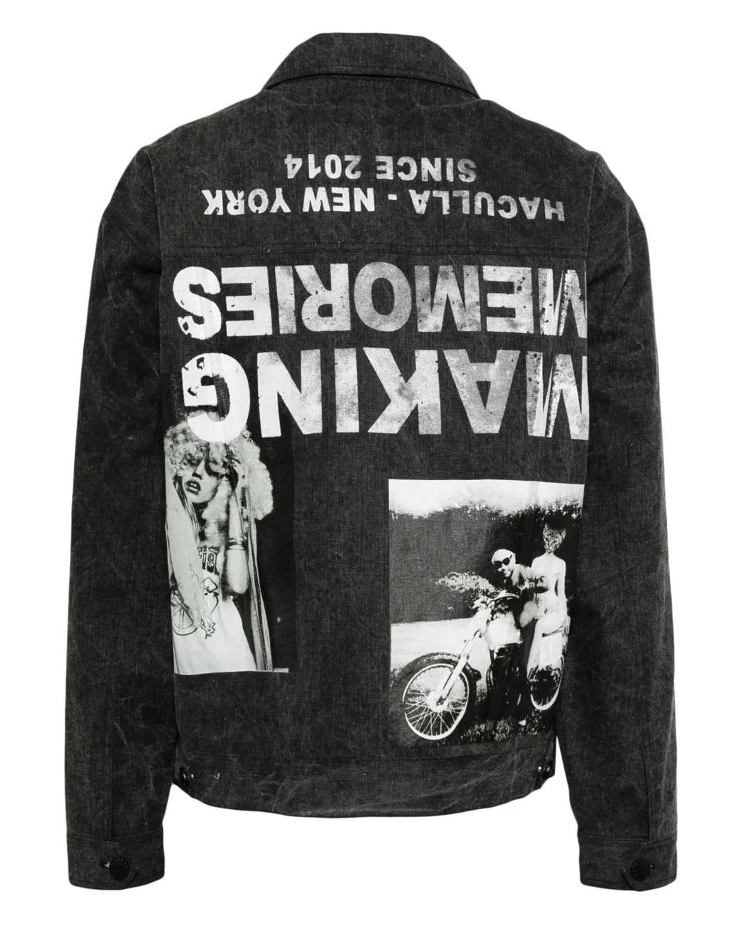 Haculla Gray Making Memories Denim Jacket for men