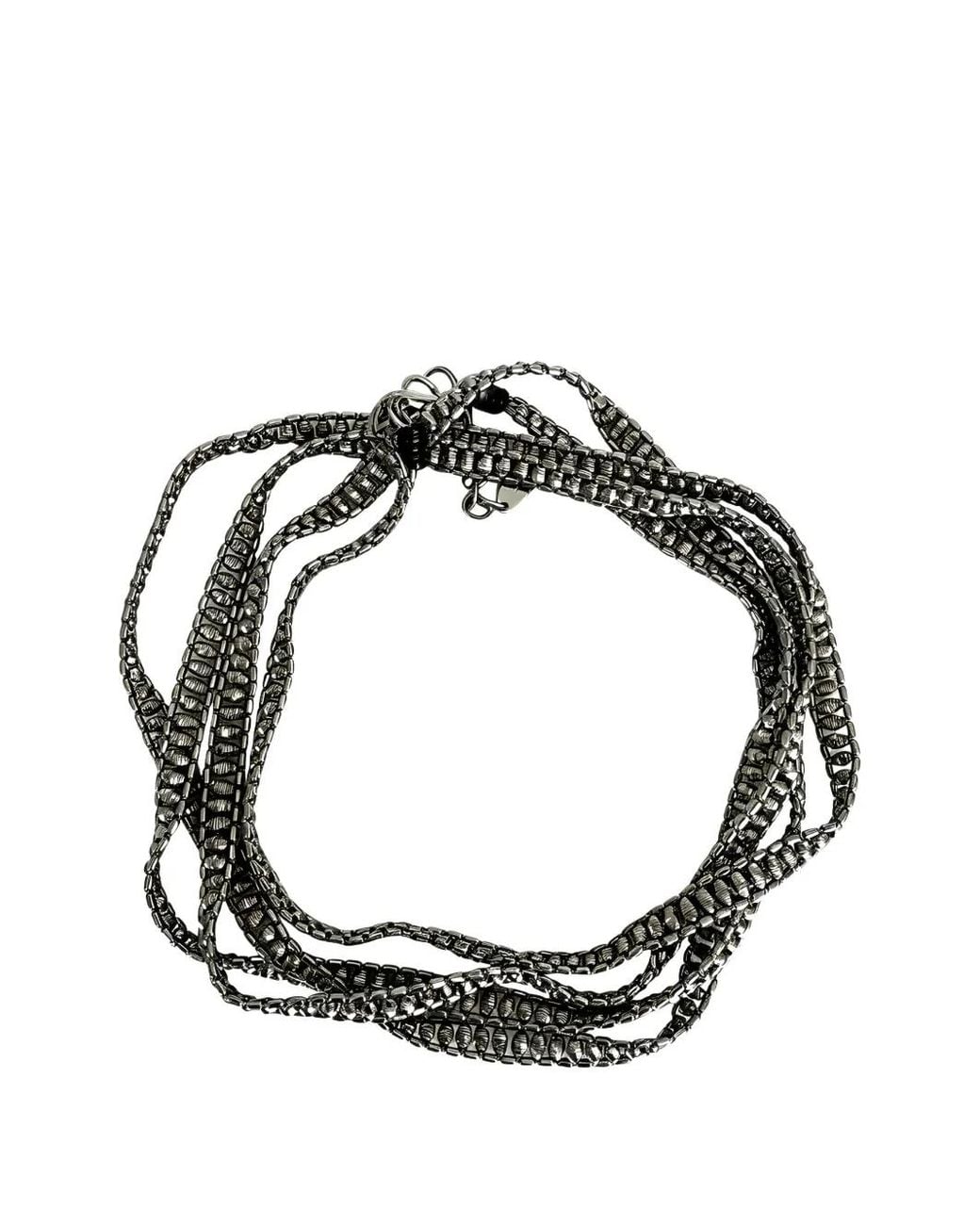 Brunello Cucinelli Black Monili Multi-Strand Bracelet