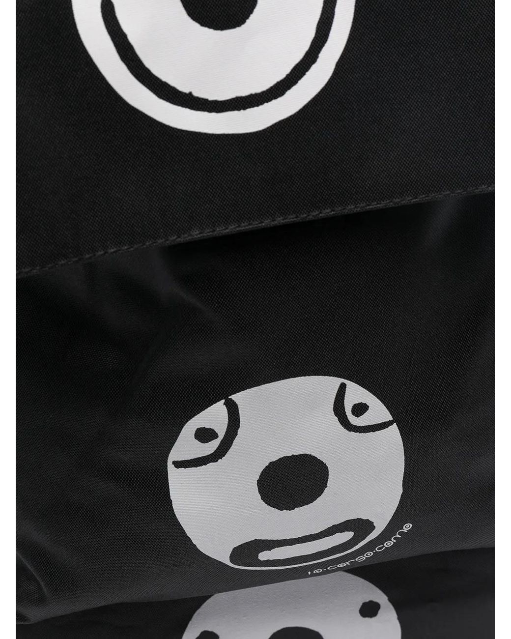 10 Corso Como Black Rucksack Mit Logo-Print