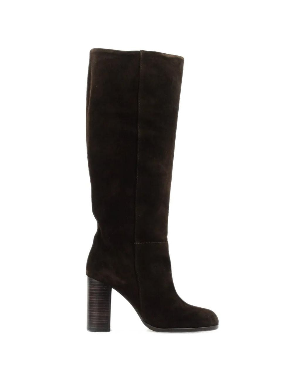Toral Shoes Black Serena Suede Boots
