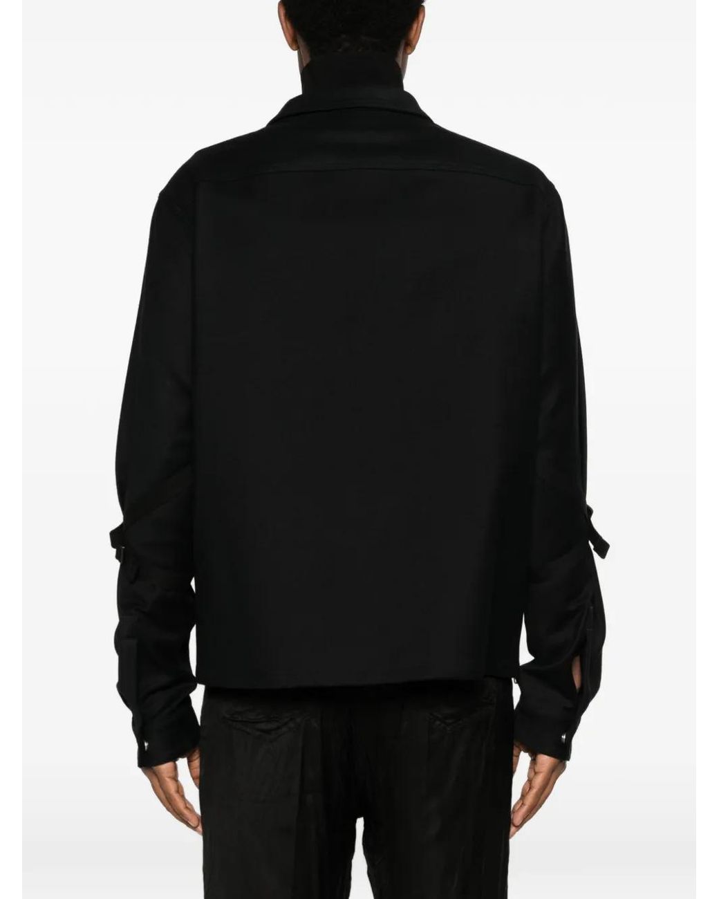 Rick Owens Black Rowland Shirt for men
