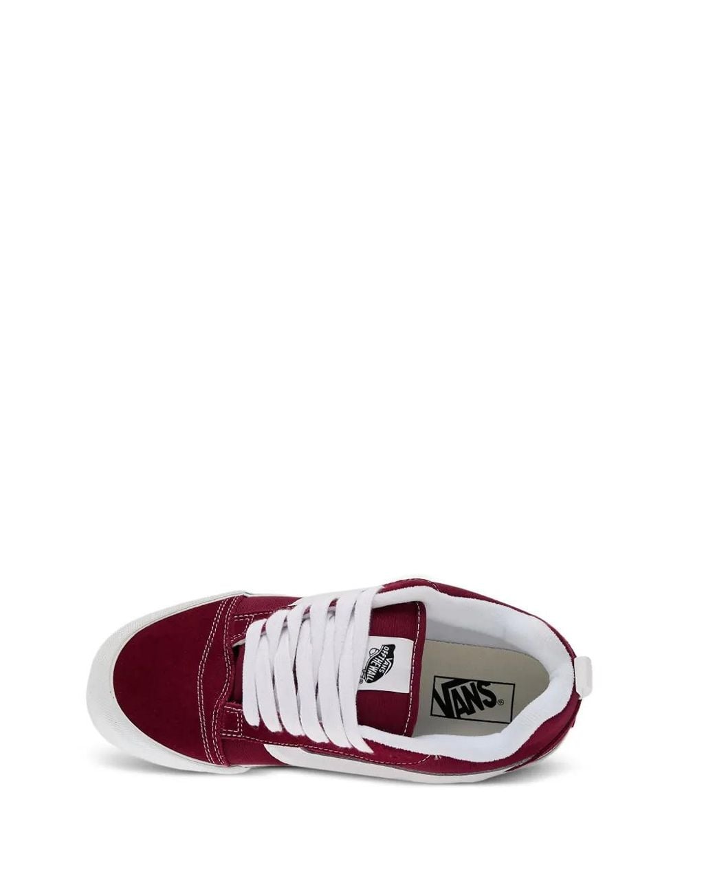 Vans Purple Knu Skool Leather Sneakers
