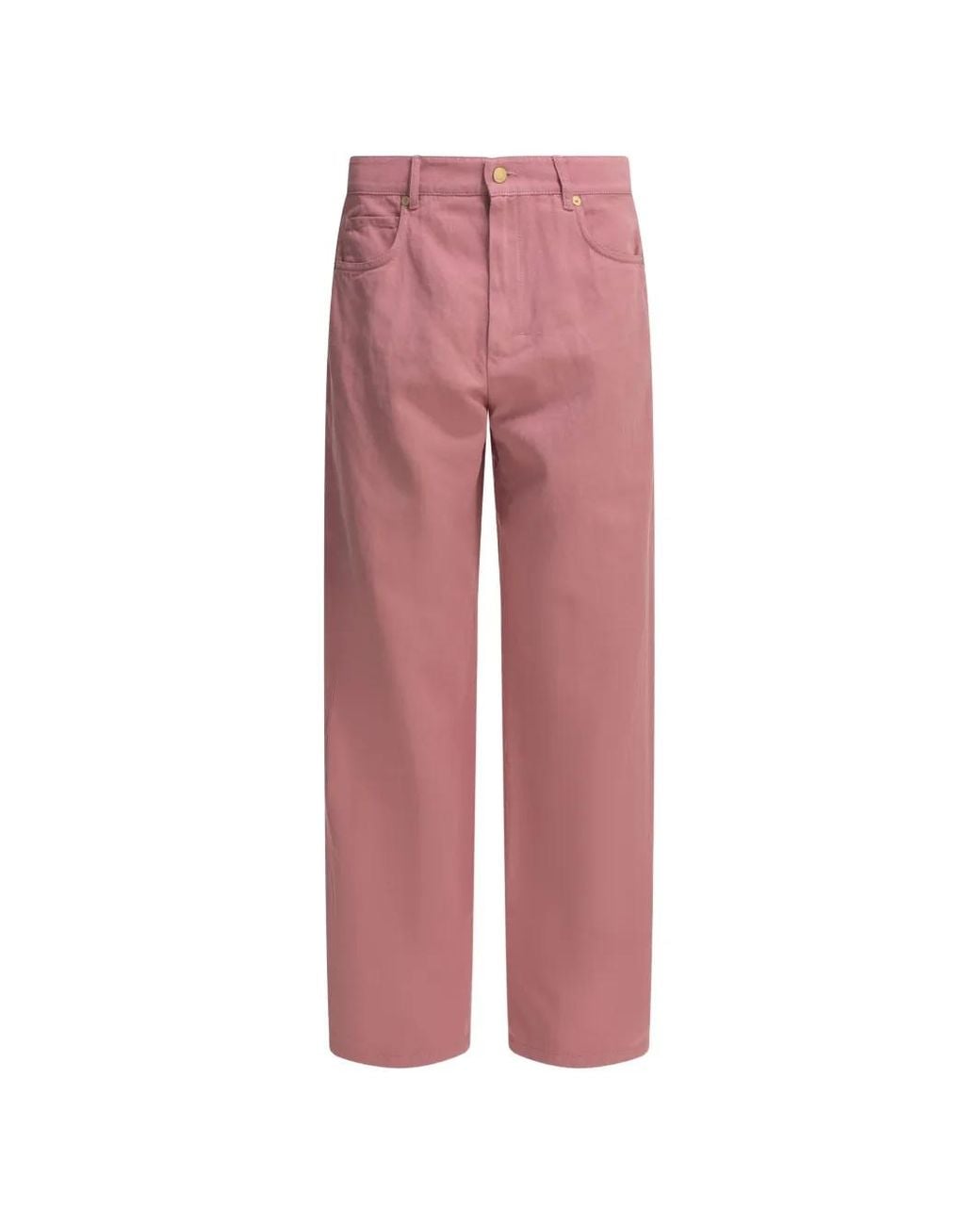 Max Mara Pink Onorata Straight-Leg Trousers
