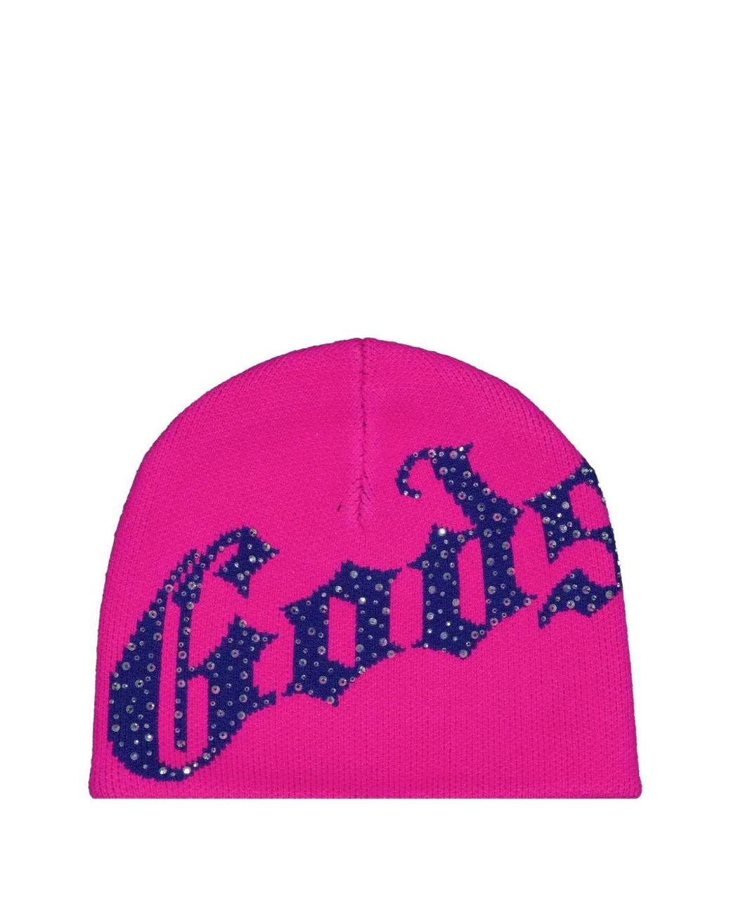 Godspeed Beanie Mit Logo-Nieten in Pink für Herren