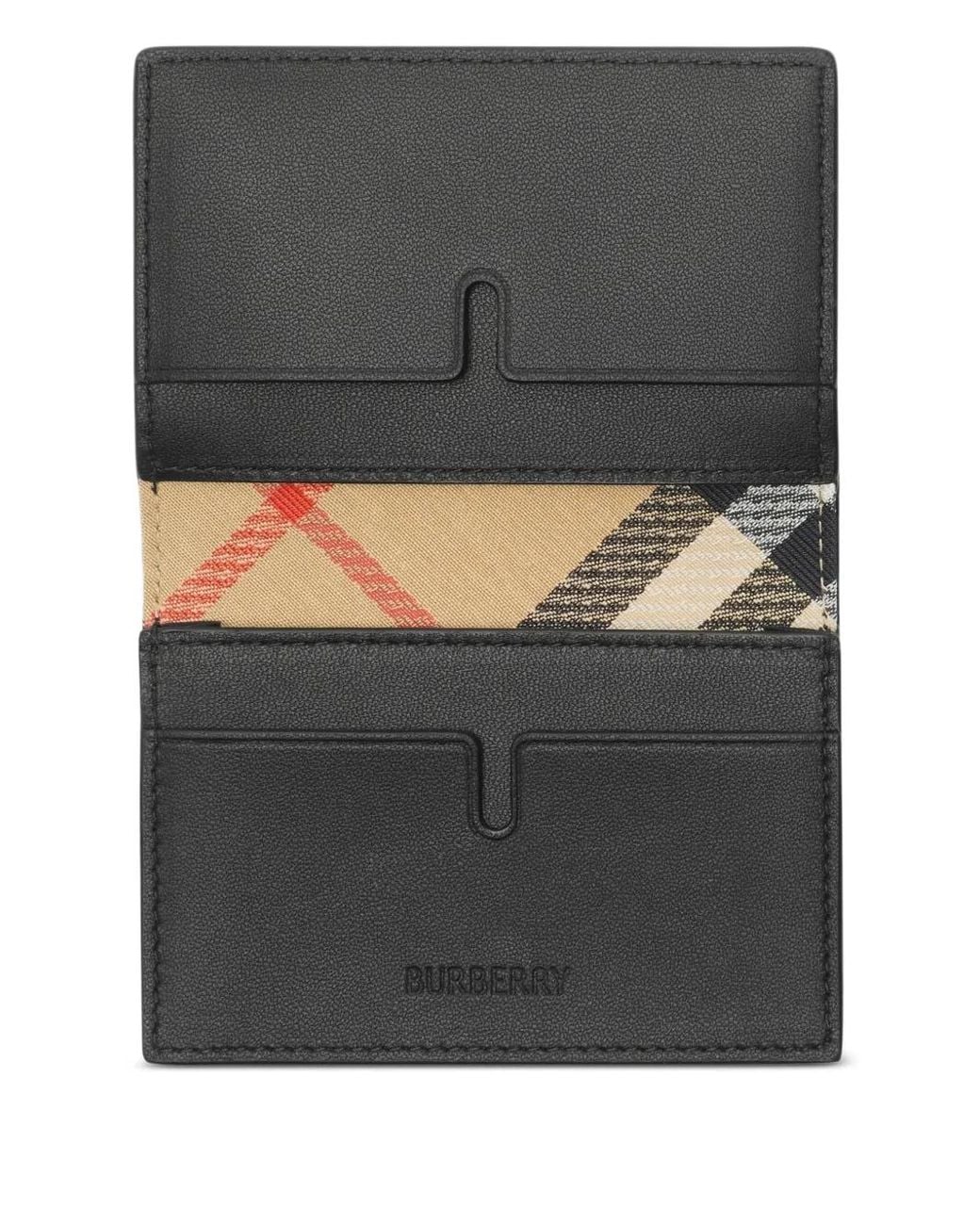 Burberry Black Cotswolds Cardholder for men