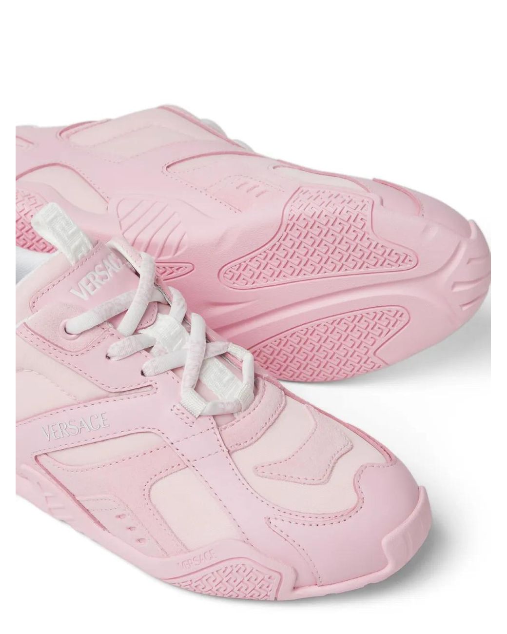 Versace Pink Low-Top Sneaker