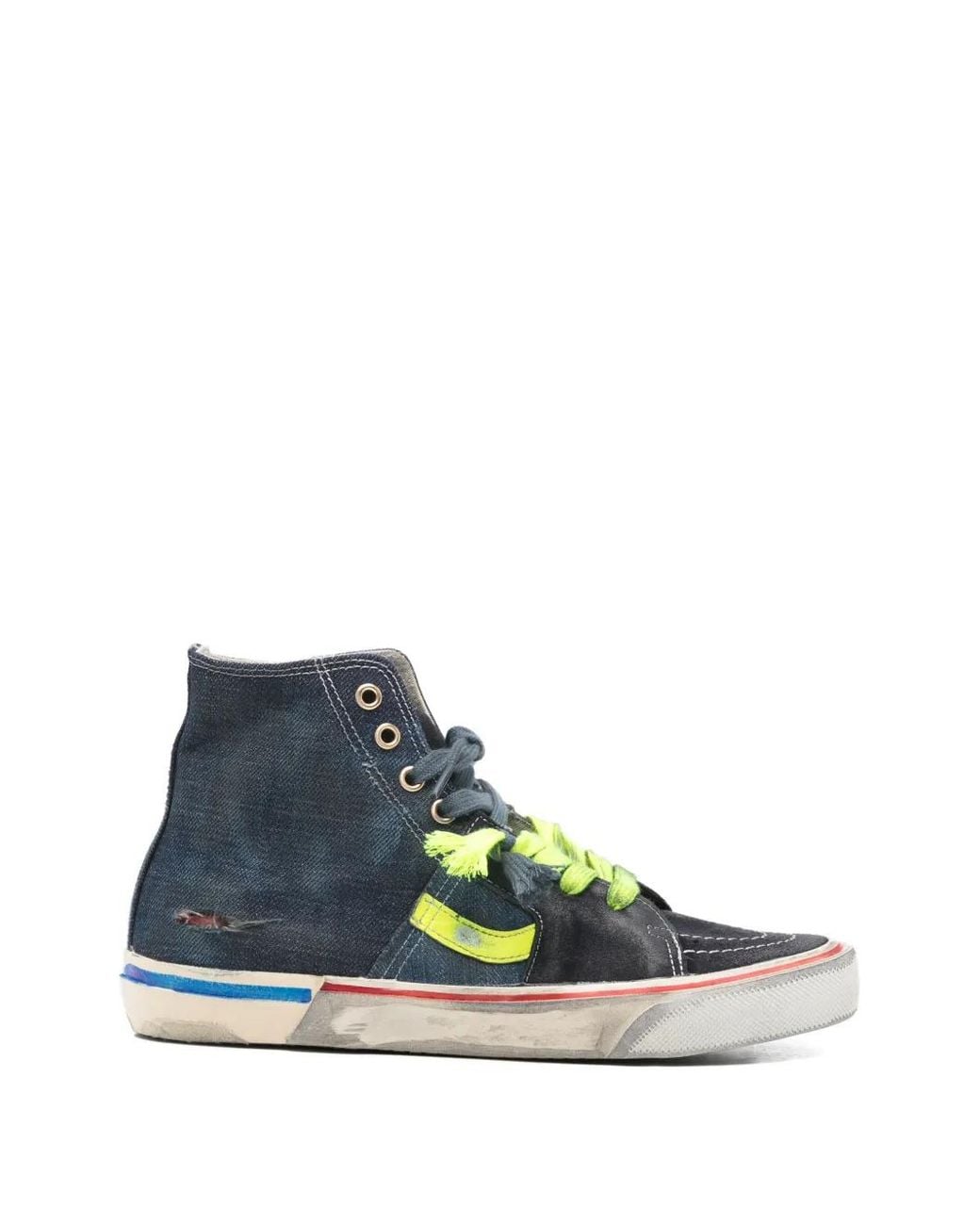 Paul Esterlin Blue Baskets Montantes Caly Star À Design Colour Block