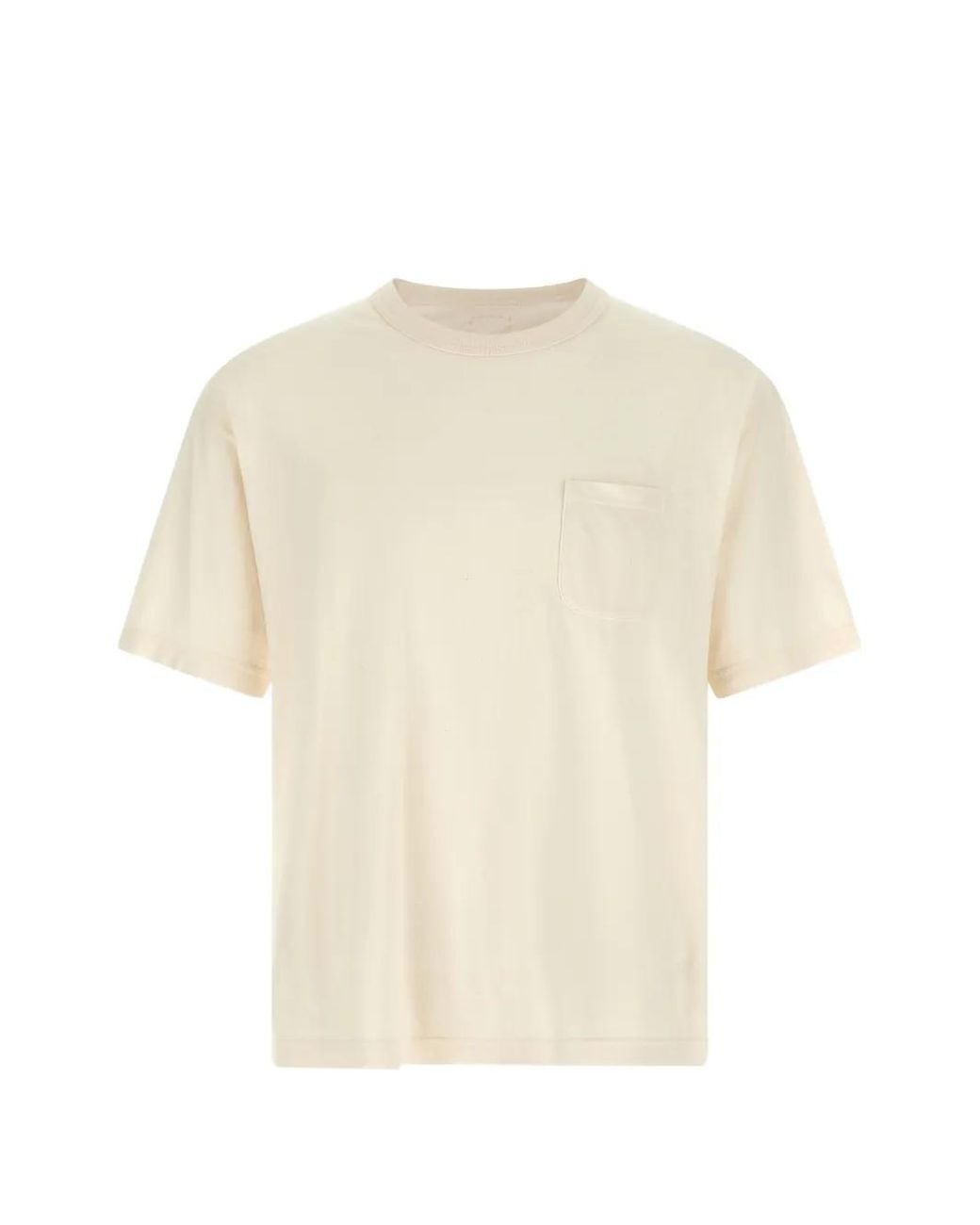 Visvim White Jumbo Pocket T-Shirt for men