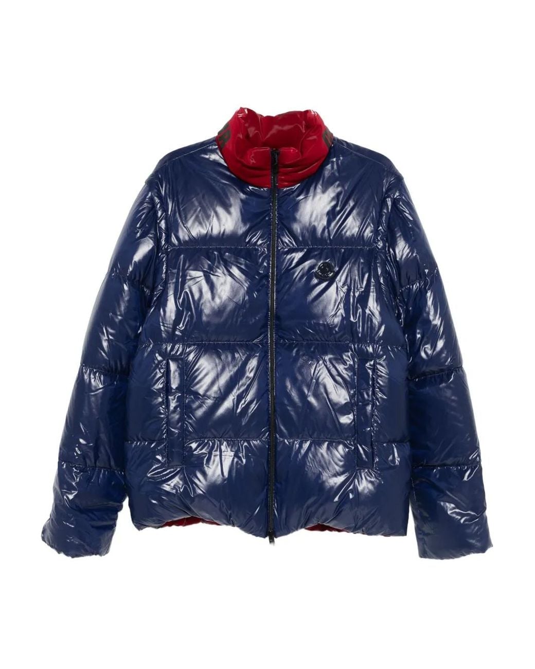 Moncler Blue X A$Ap Rocky Throttle Reversible 2-In-Down Jacket