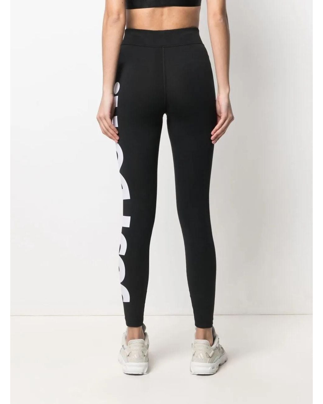 Nike Black High-Rise Slogan Leggings