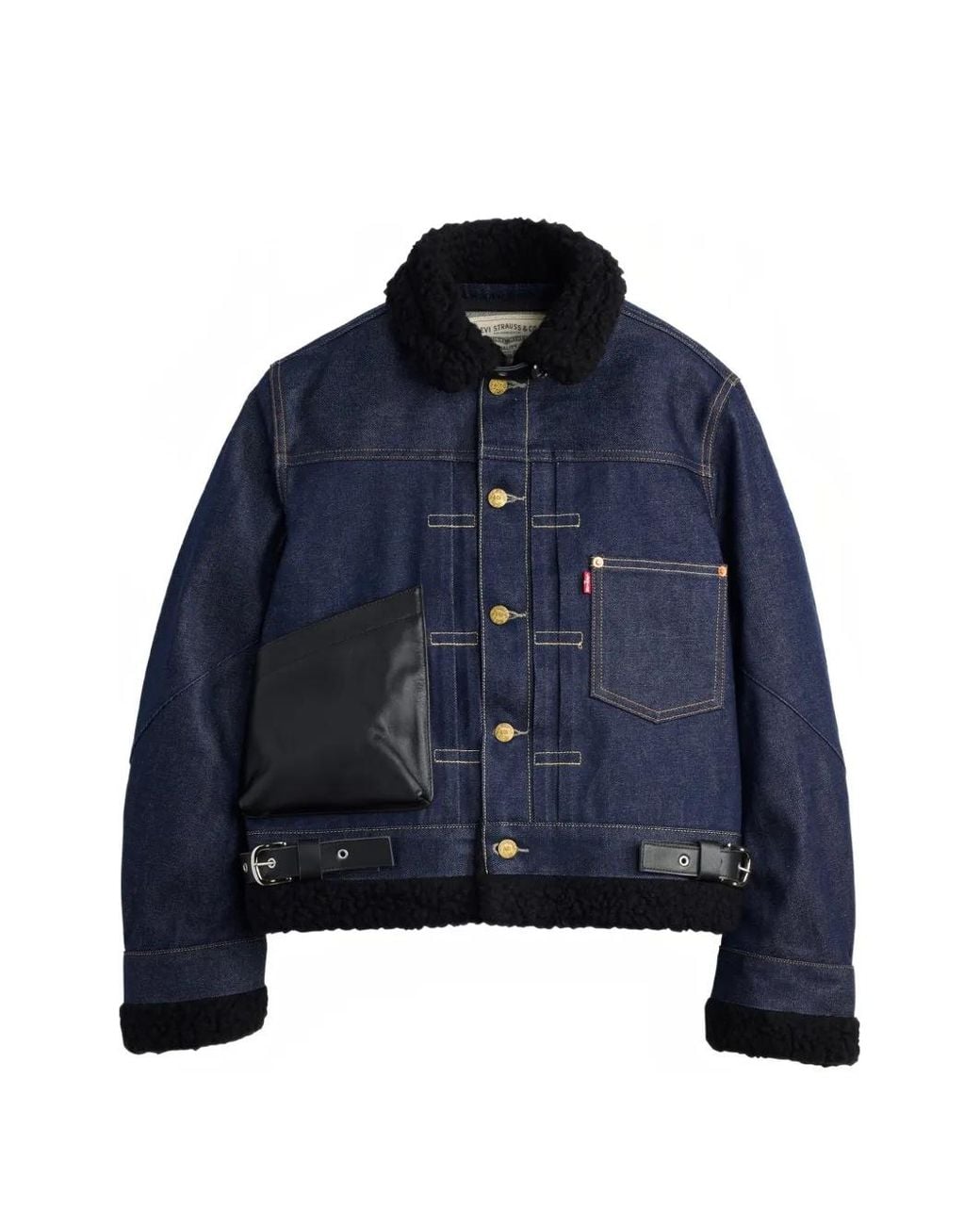 Sacai Blue X Levi's Panelled Denim Jacket