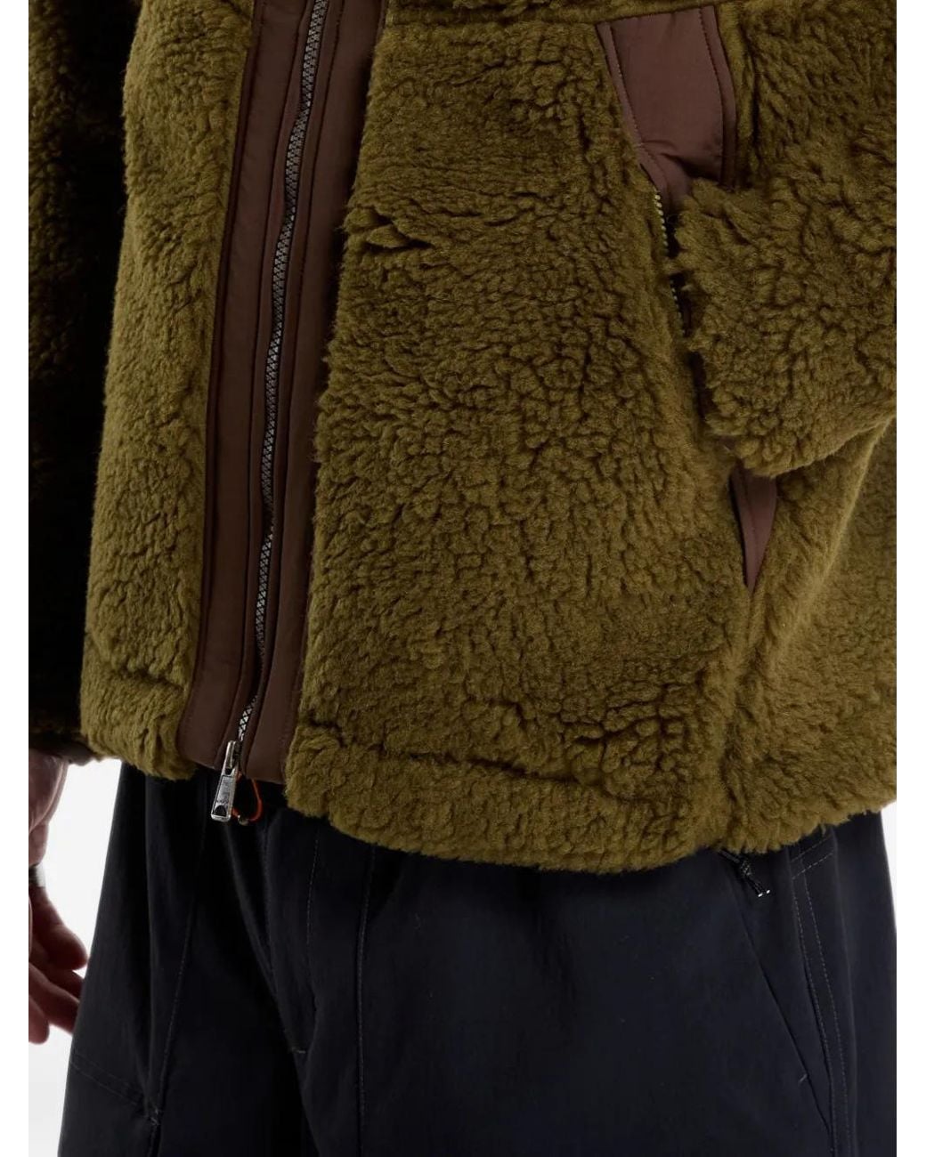 Napapijri Brown Maple Fleece Hoodie for men