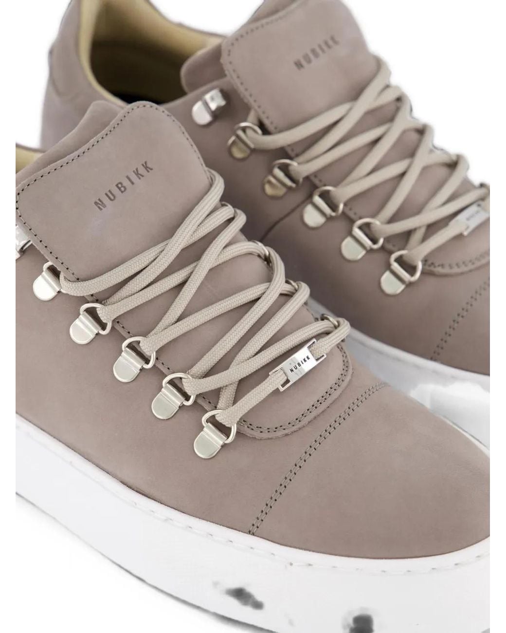 Nubikk White Jagger Classic Sneakers for men