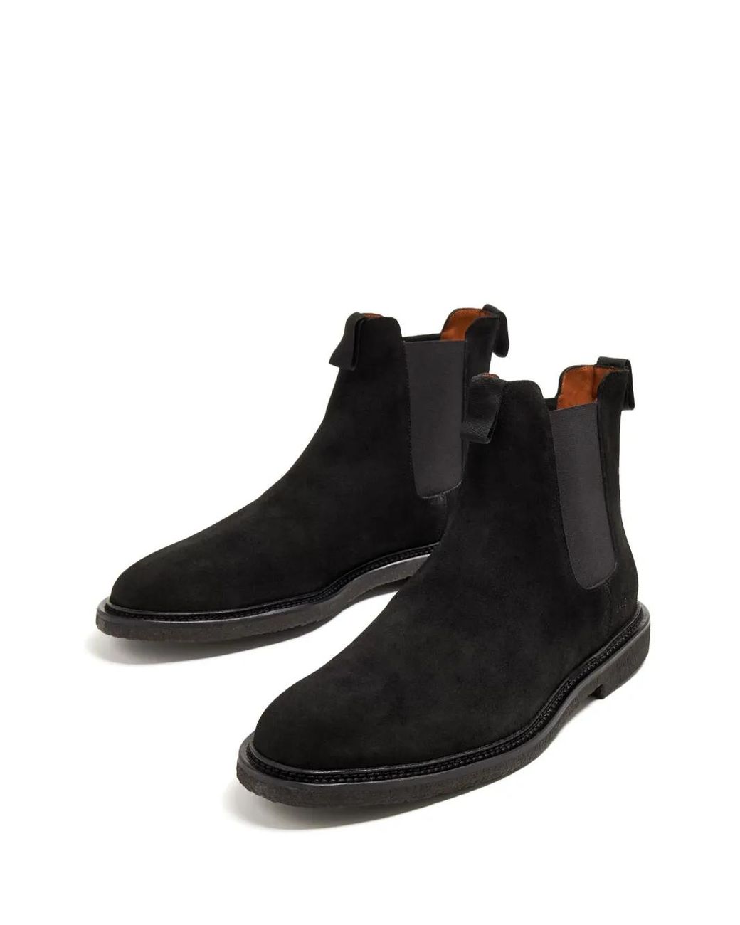 Common Projects Black Suede Chelsea Boots for men