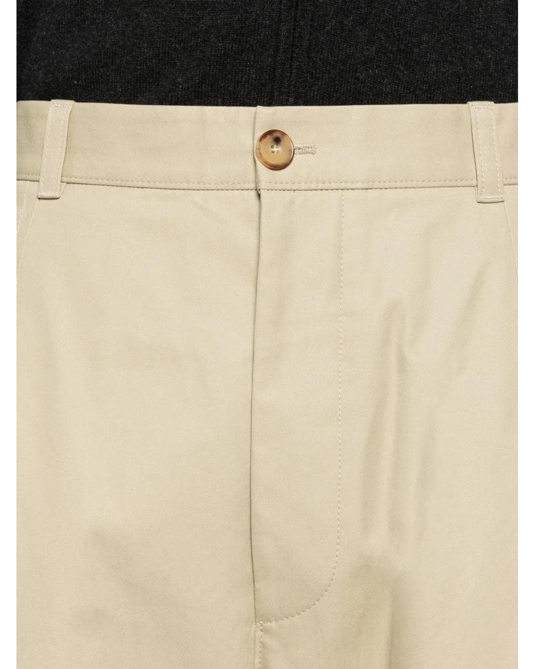 Loro Piana White Fuji Trousers for men