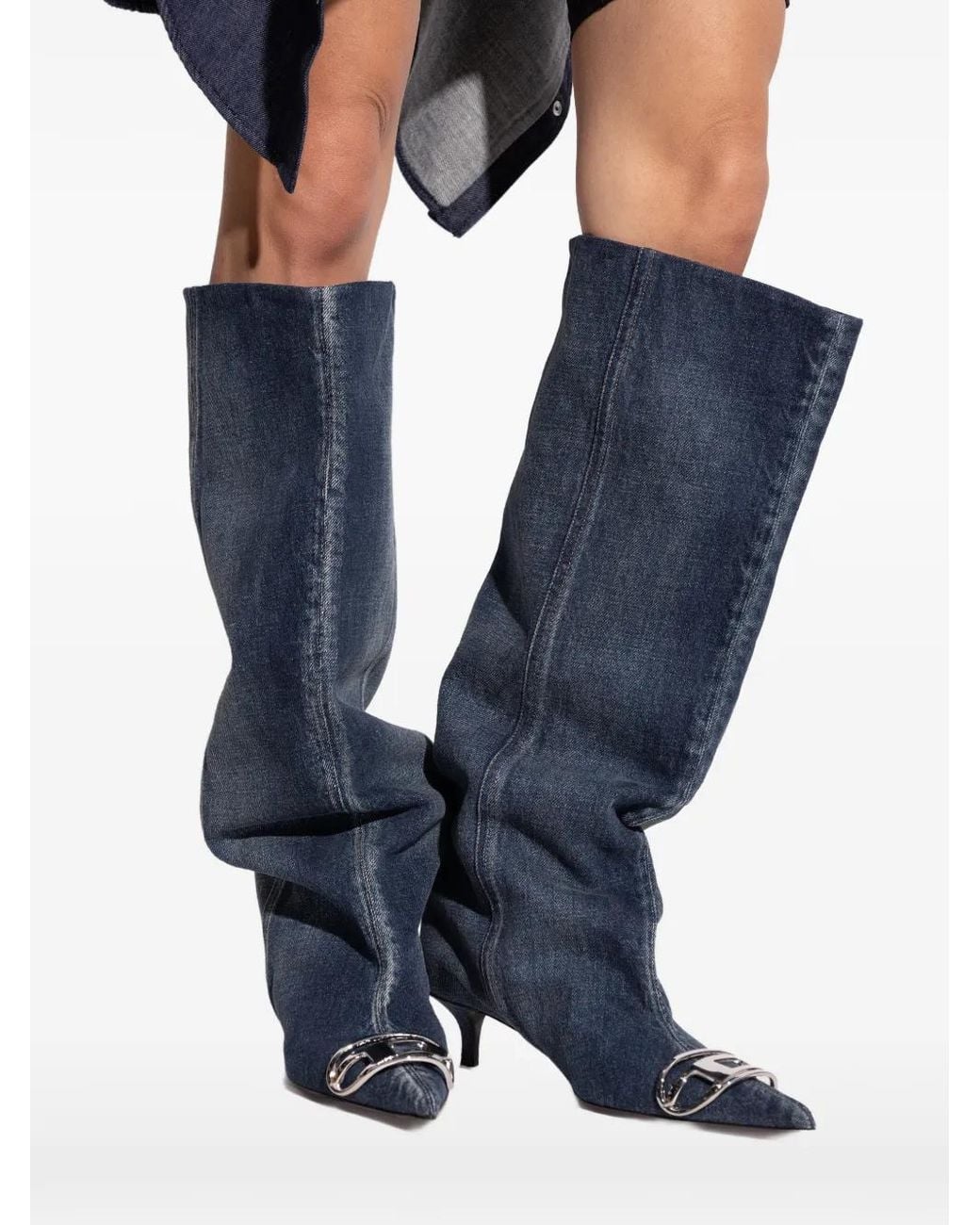 DIESEL Blue Venus Denim Boots
