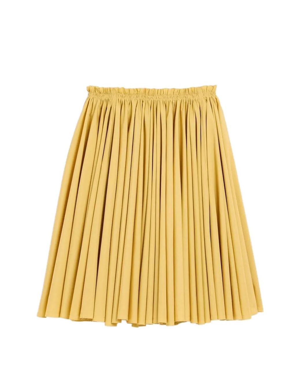 AMI Metallic Corolla Flared Midi Skirt