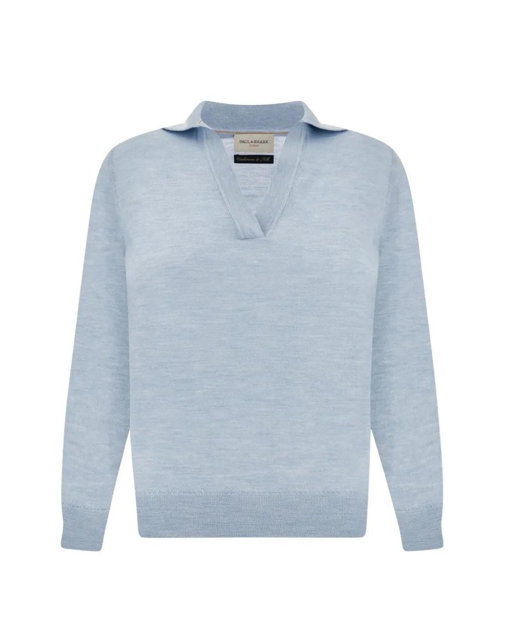 Paul & Shark Blue Jaipur V-Neck Sweater