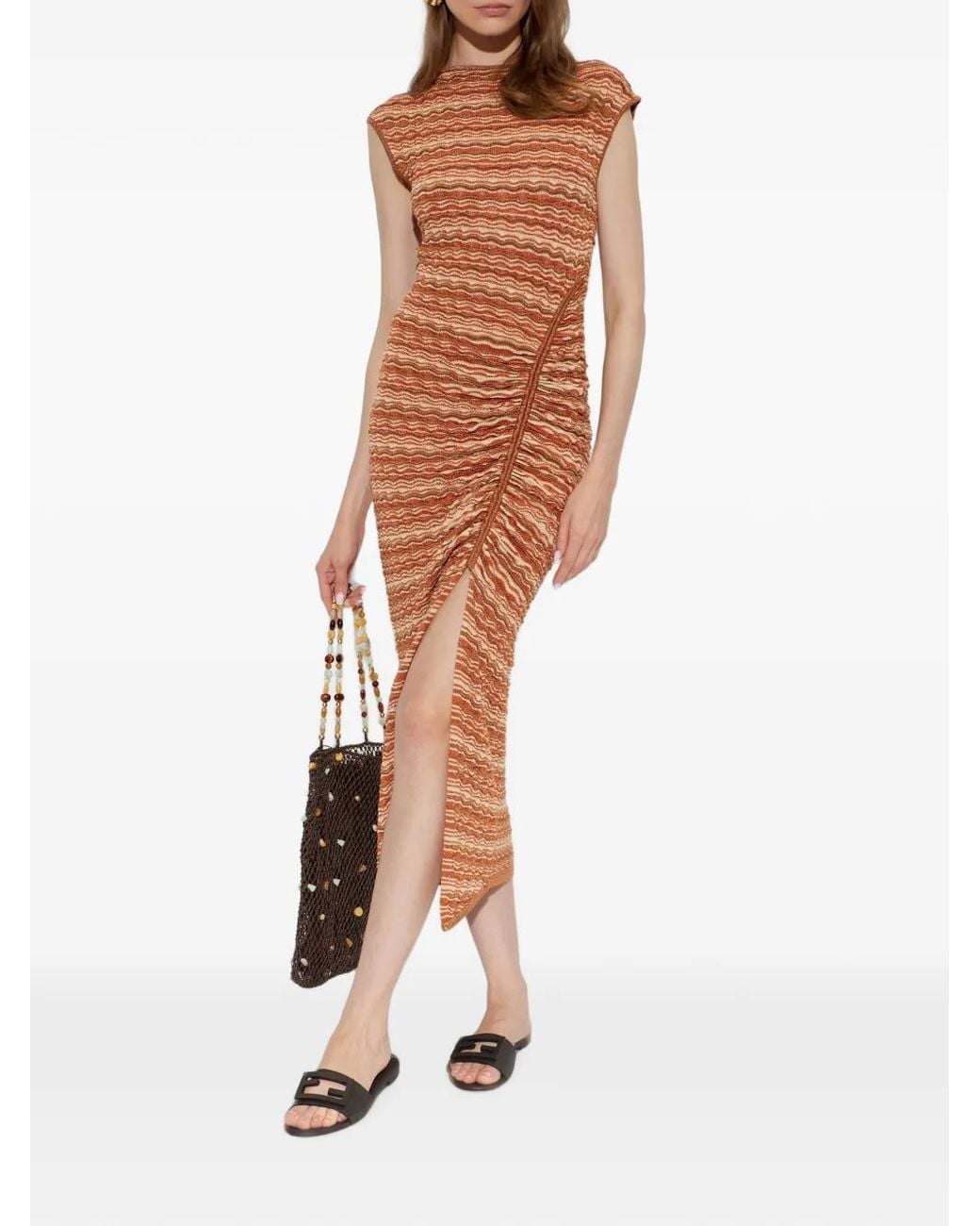 Cult Gaia White Hilary Midi Dress