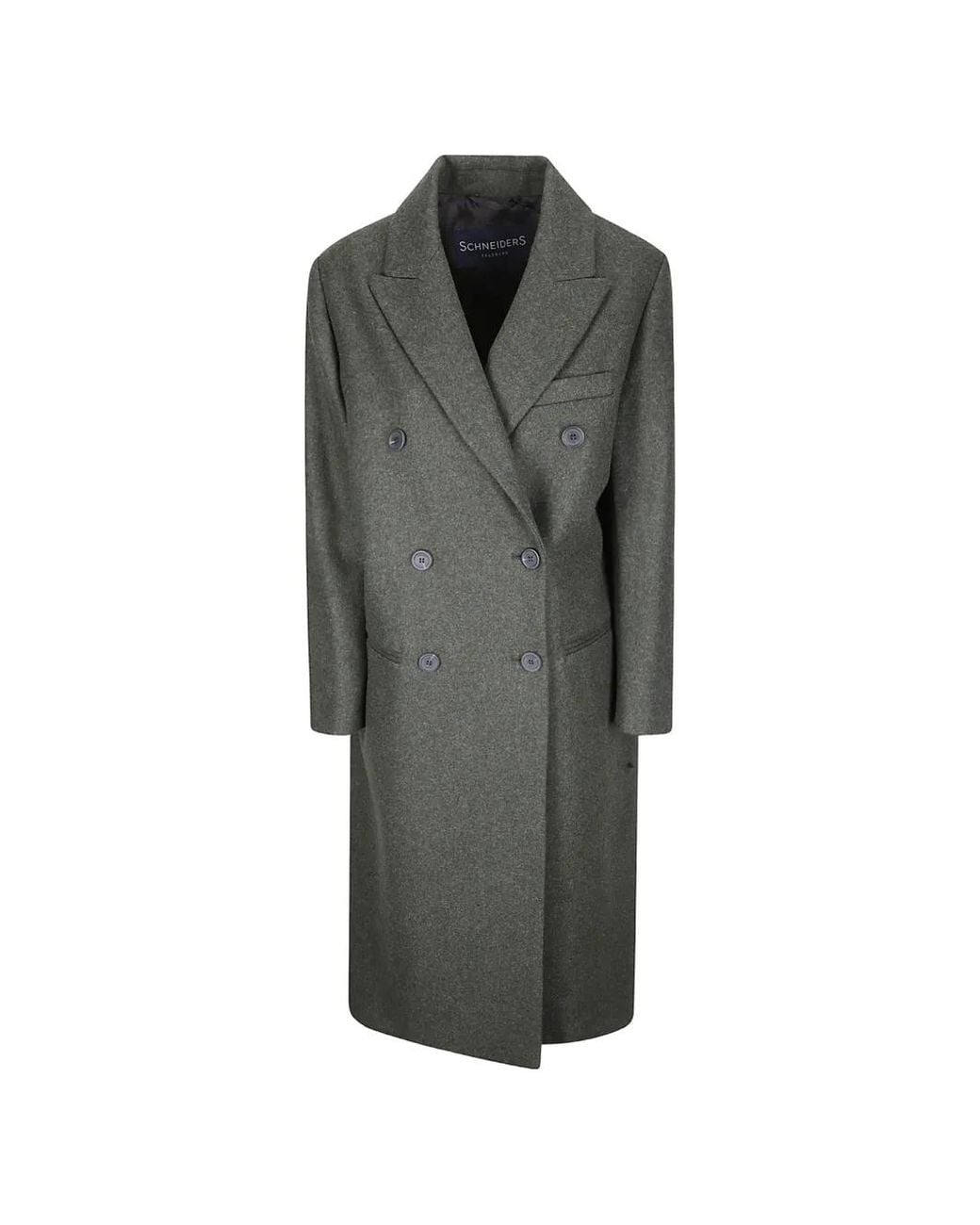 Schneiders Gray Bella Double-Breasted Coat