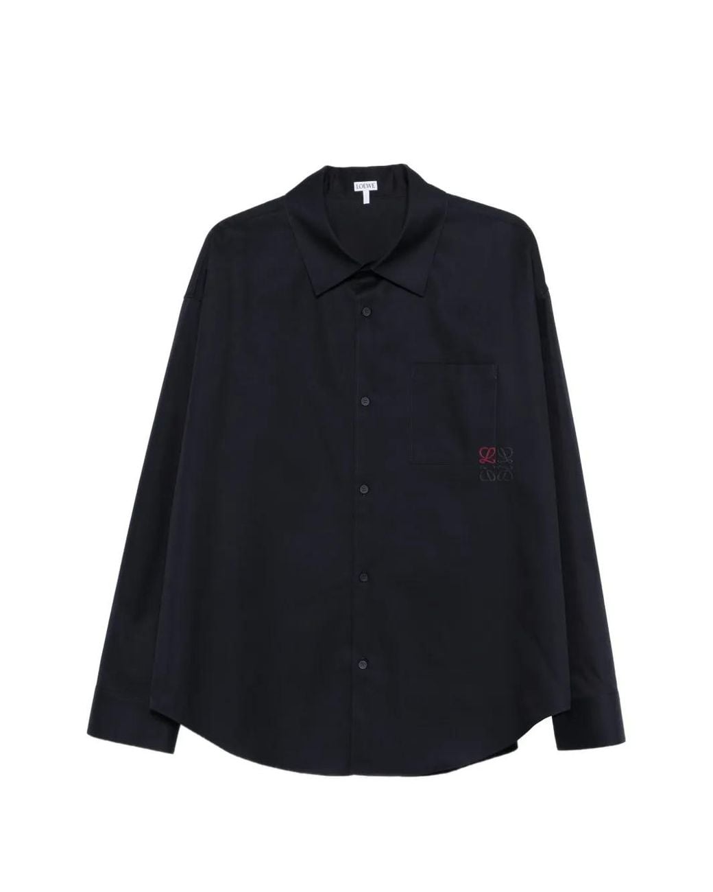 Loewe Blue Anagram Cotton Shirt for men
