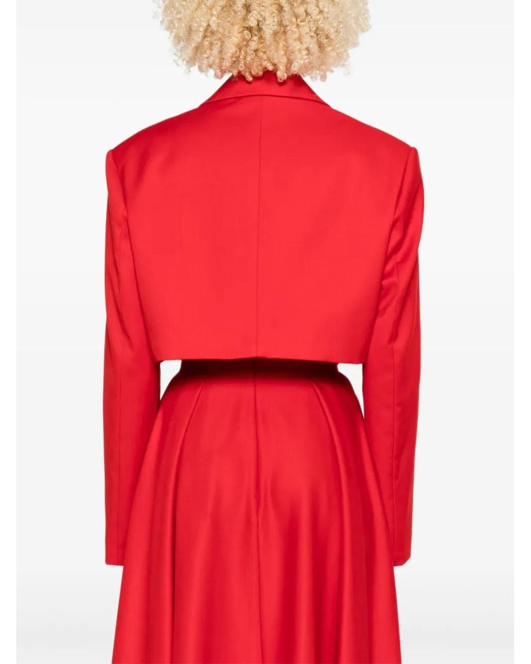 Nissa Red Cropped Jacket