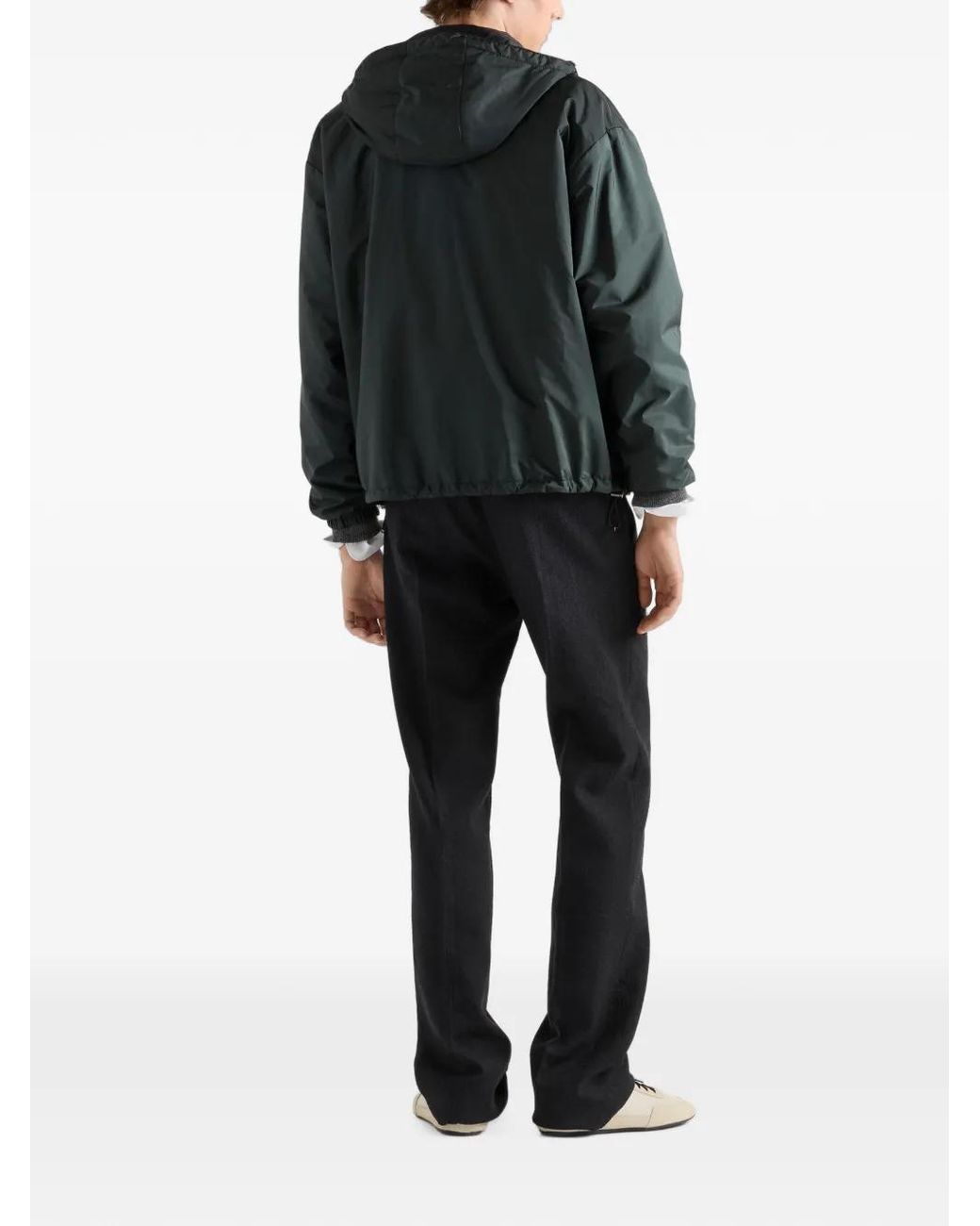 Prada Green Reversible Re-Nylon Jacket for men