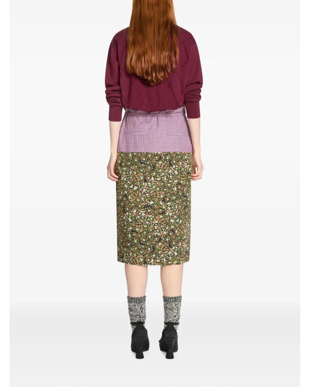Dries Van Noten Red Merino Sweater