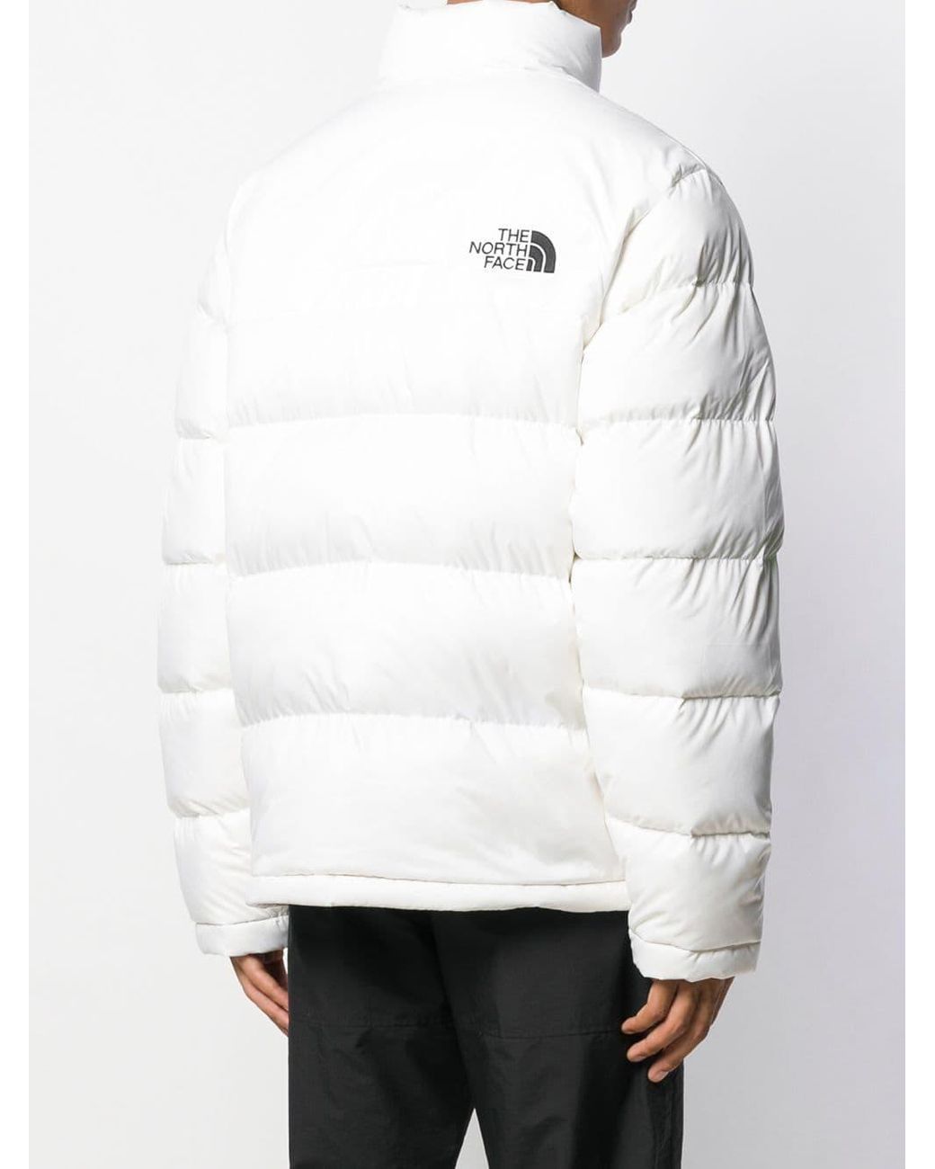 The North Face High-neck Puffer Jacket in White for Men | Lyst